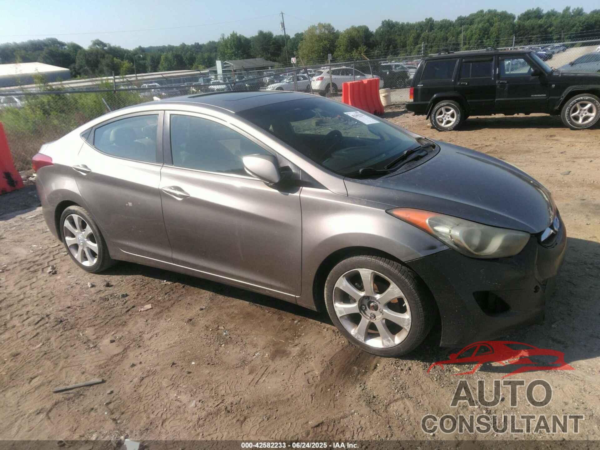 HYUNDAI ELANTRA 2012 - 5NPDH4AE6CH108917