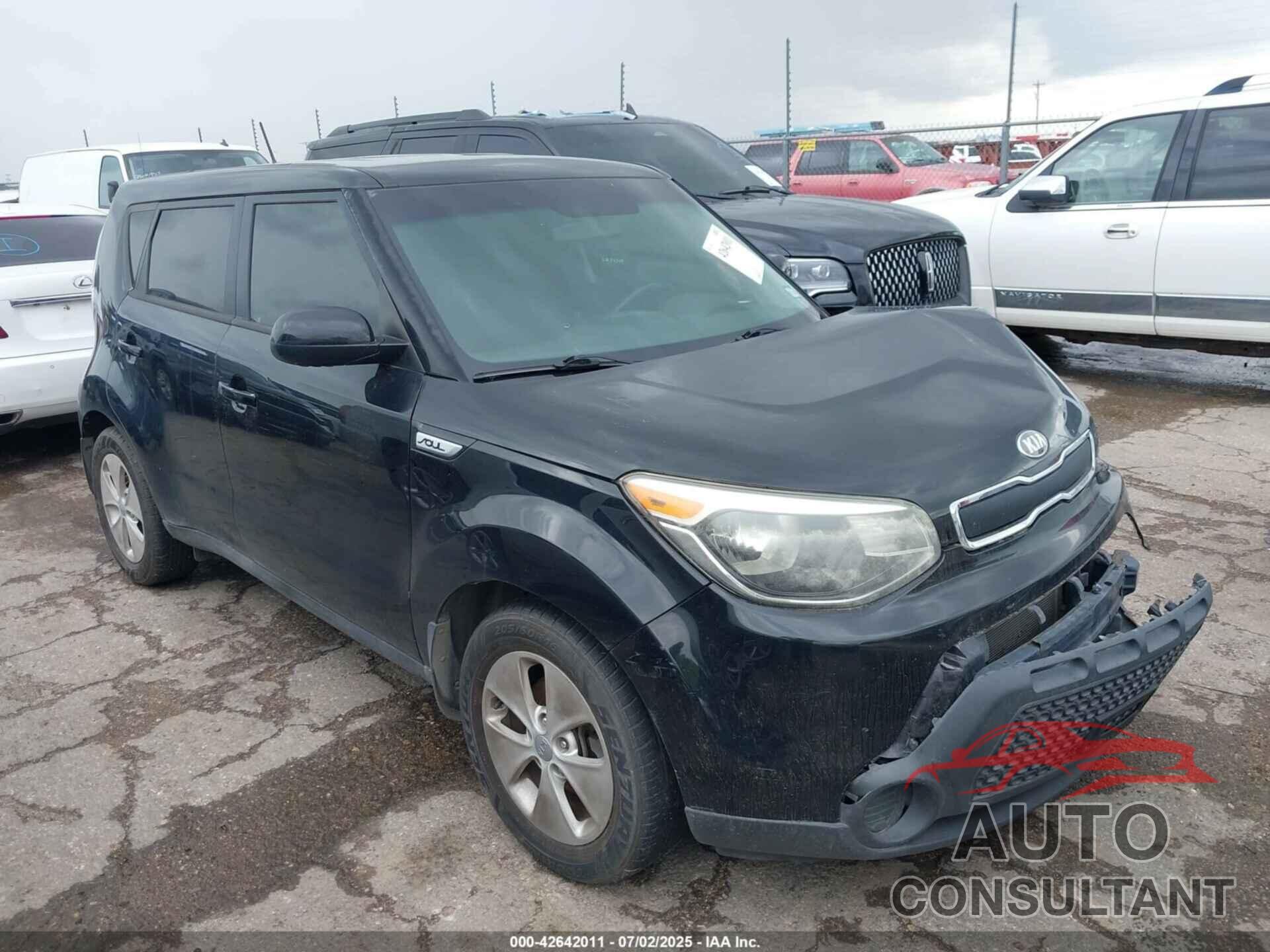 KIA SOUL 2015 - KNDJN2A22F7232309