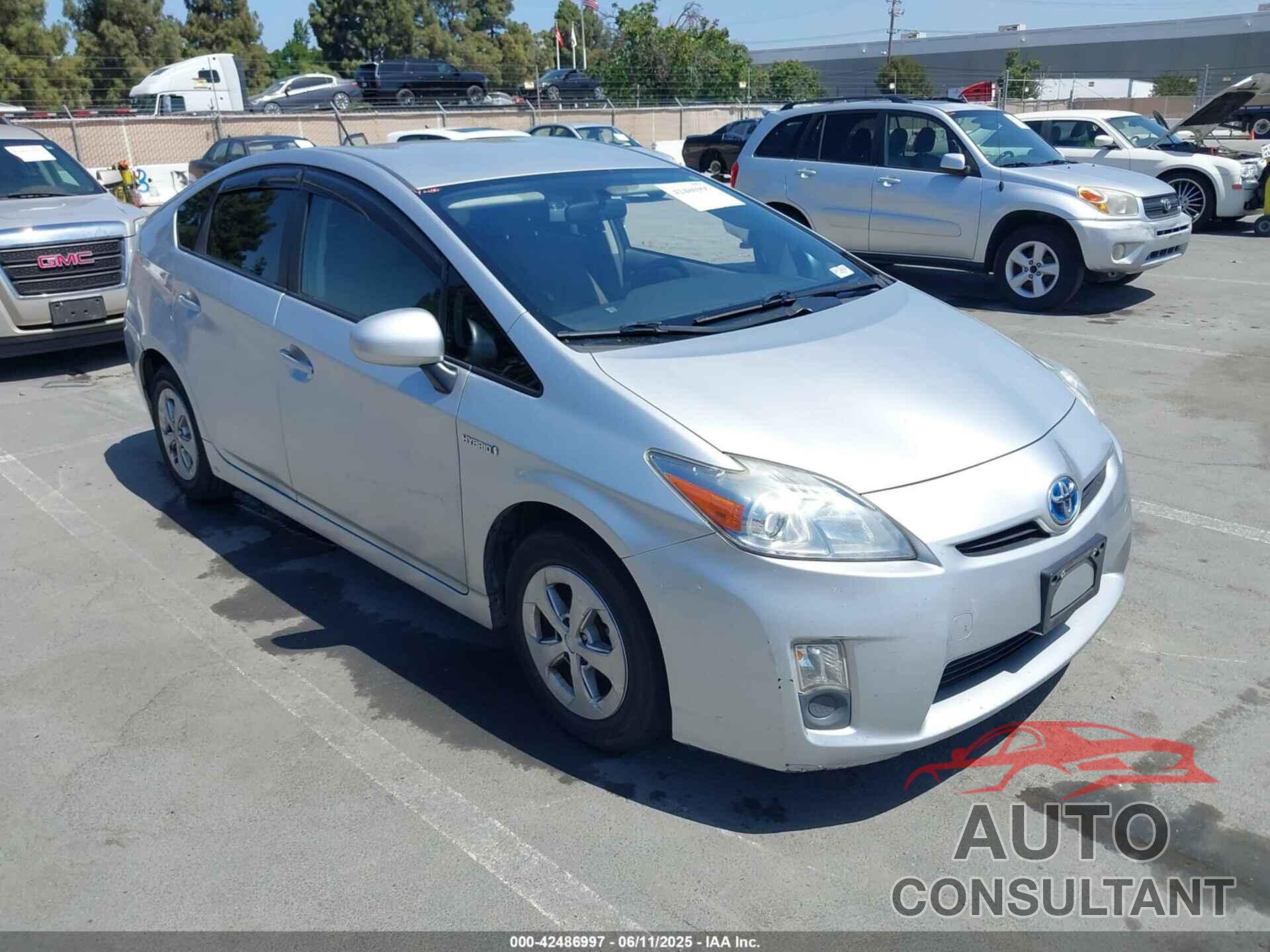 TOYOTA PRIUS 2011 - JTDKN3DU3B5345490