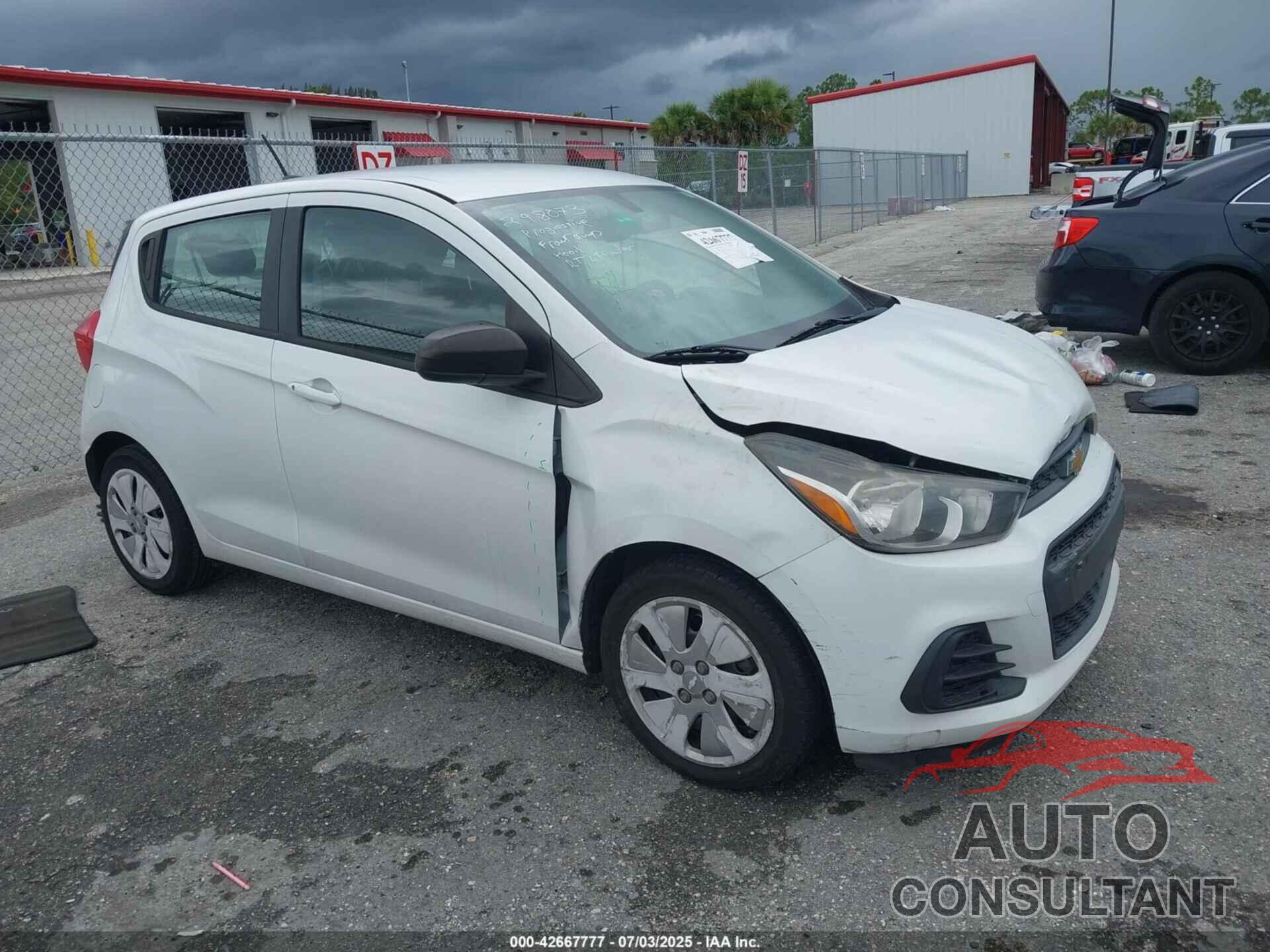 CHEVROLET SPARK 2017 - KL8CB6SA8HC773446