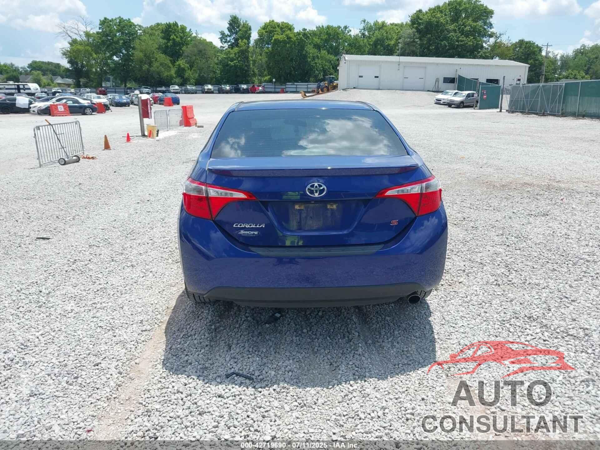 TOYOTA COROLLA 2016 - 5YFBURHE8GP538270