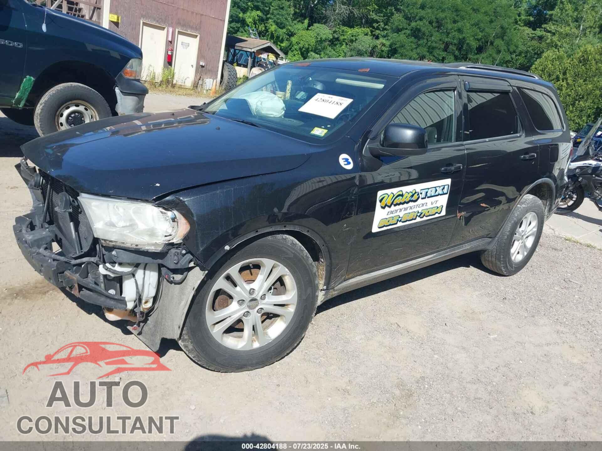 DODGE DURANGO 2012 - 1C4RDJAG6CC242226