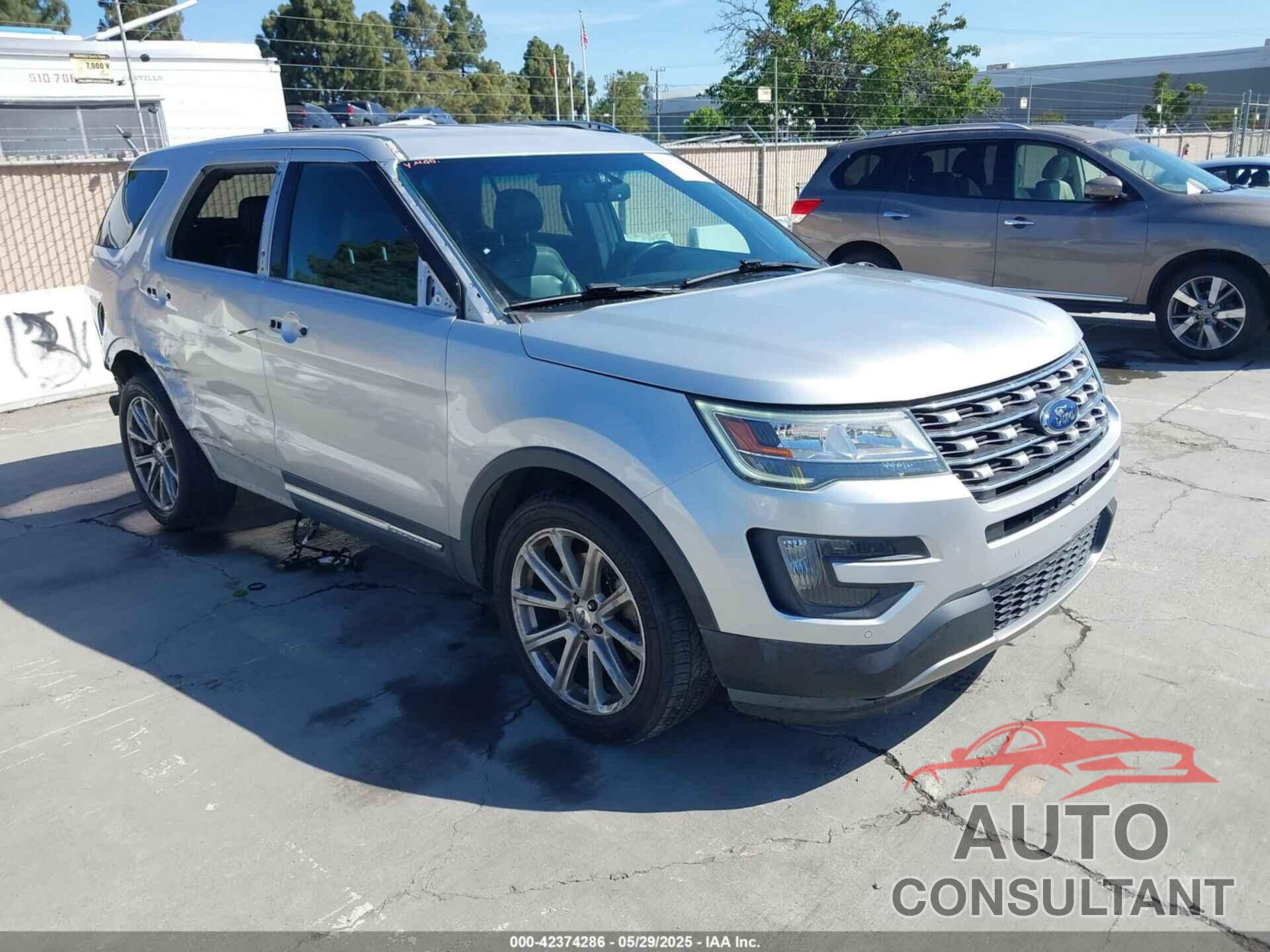FORD EXPLORER 2016 - 1FM5K7F81GGA77138