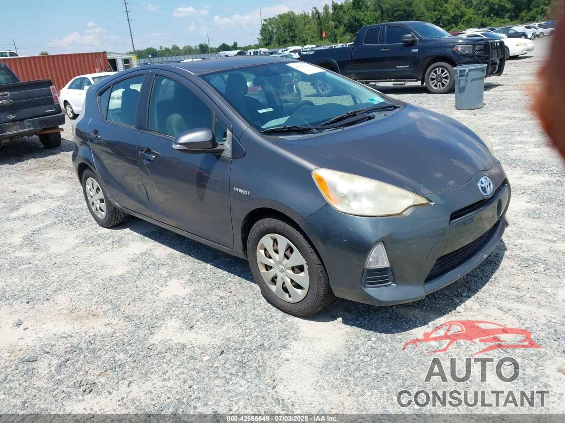 TOYOTA PRIUS C 2012 - JTDKDTB3XC1501269