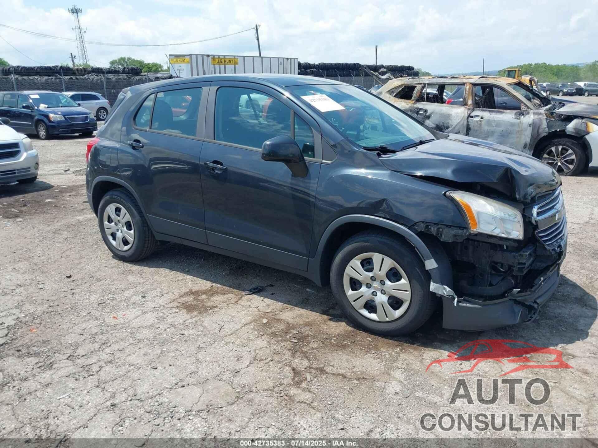 CHEVROLET TRAX 2015 - KL7CJKSB6FB247070