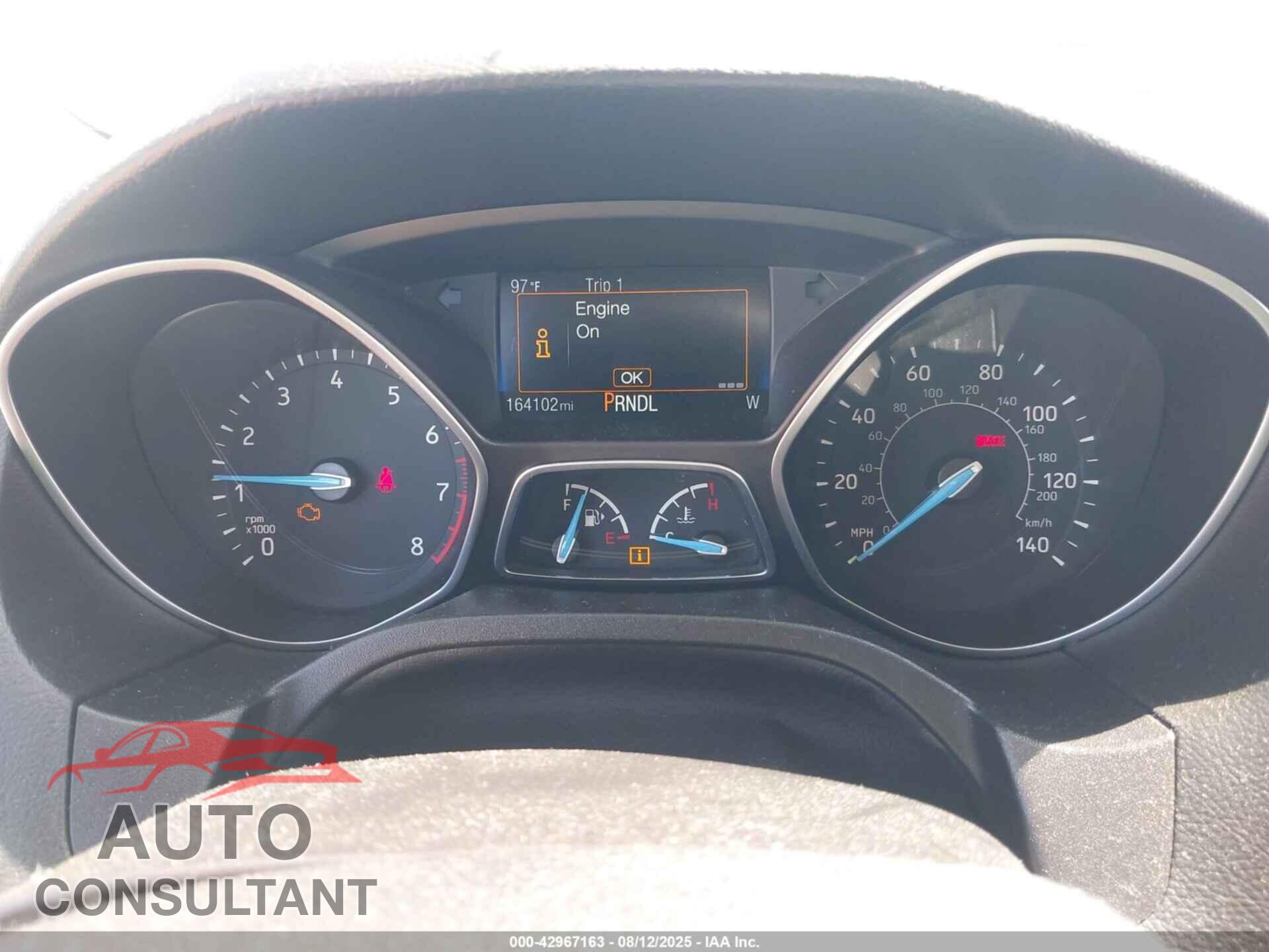 FORD FOCUS 2016 - 1FADP3F29GL296383