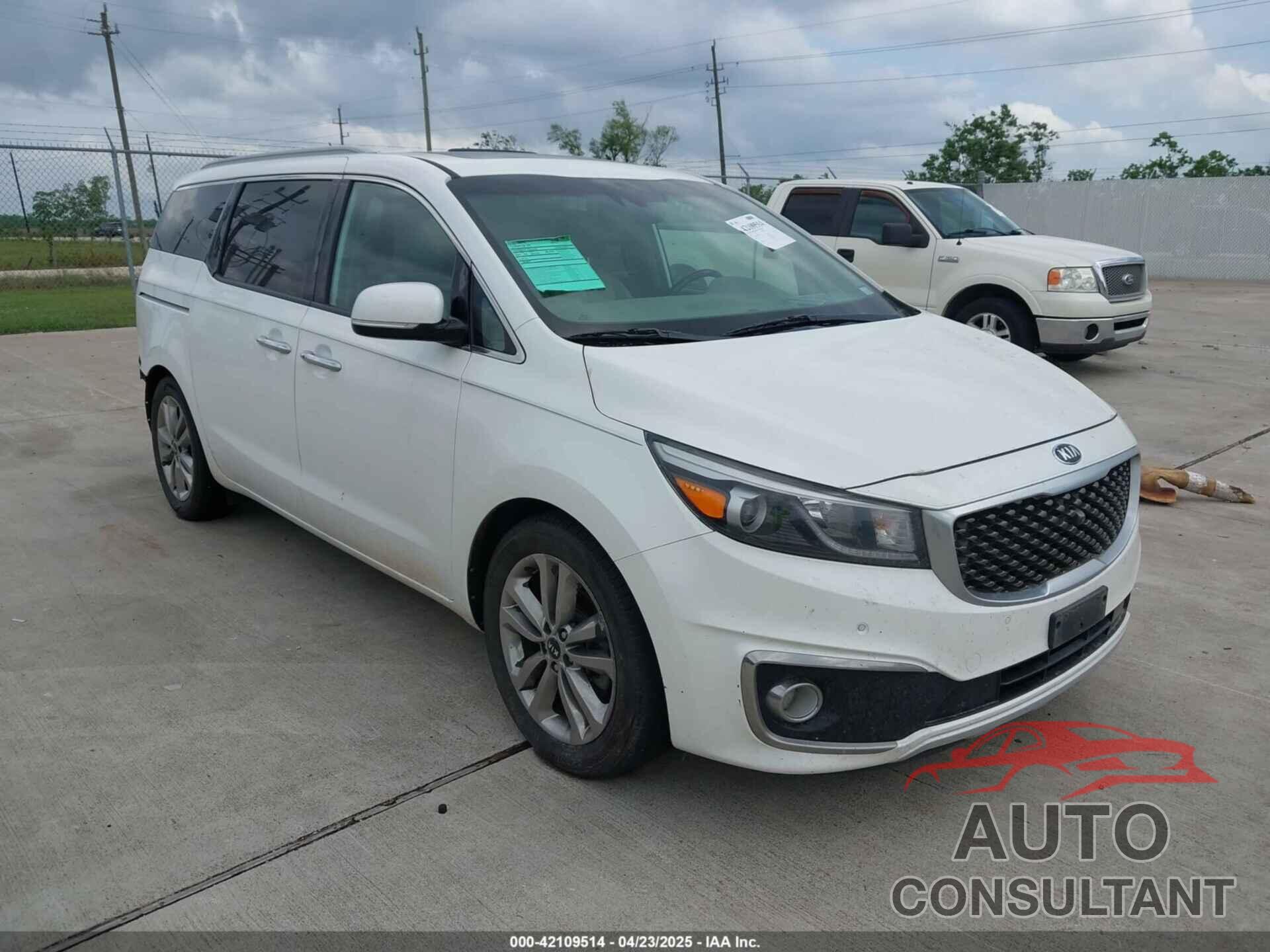 KIA SEDONA 2015 - KNDME5C12F6028893
