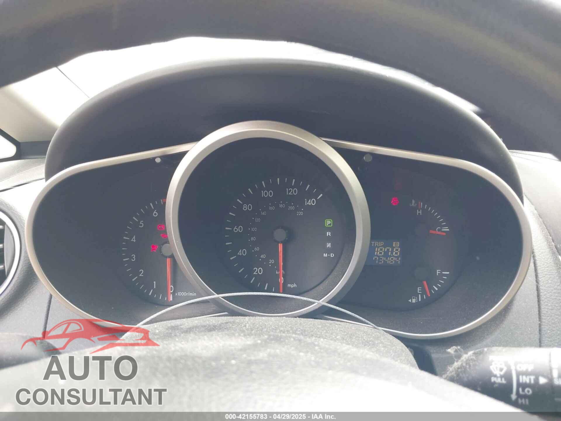 MAZDA CX-7 2011 - JM3ER2A52B0386576