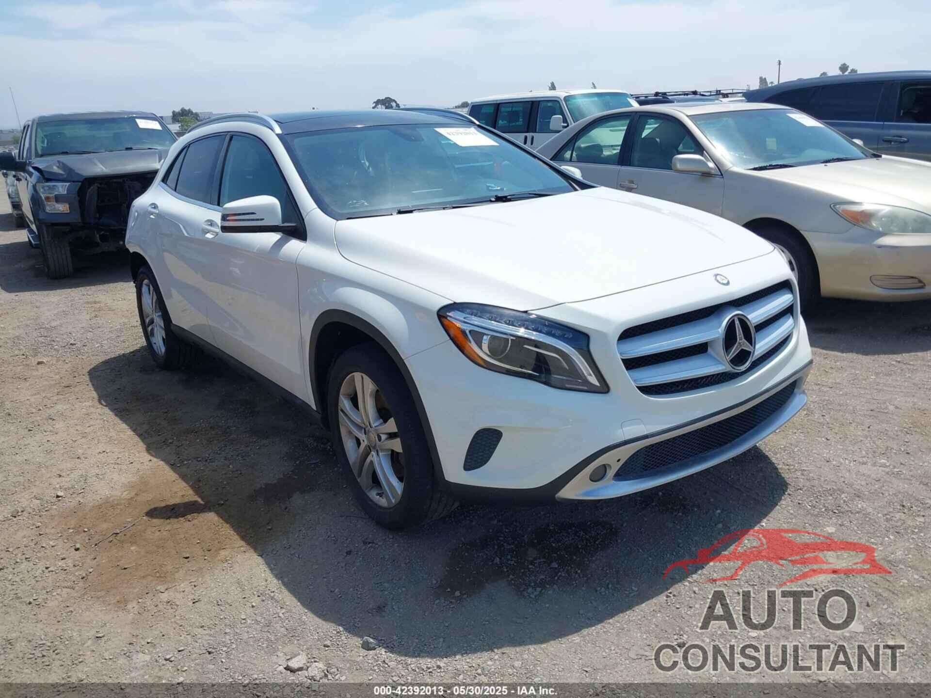 MERCEDES-BENZ GLA 250 2015 - WDCTG4GB6FJ132331