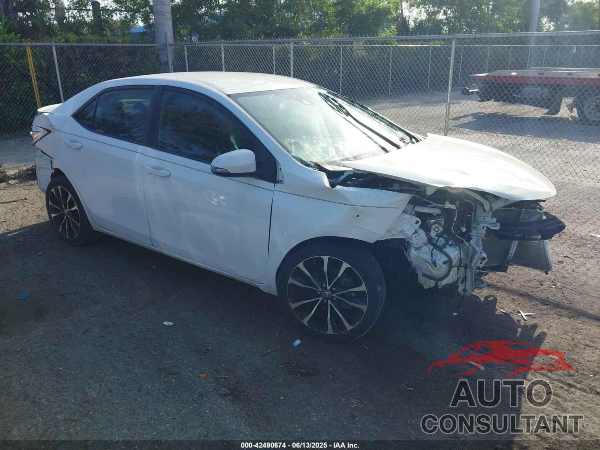TOYOTA COROLLA 2019 - 2T1BURHE4KC223684