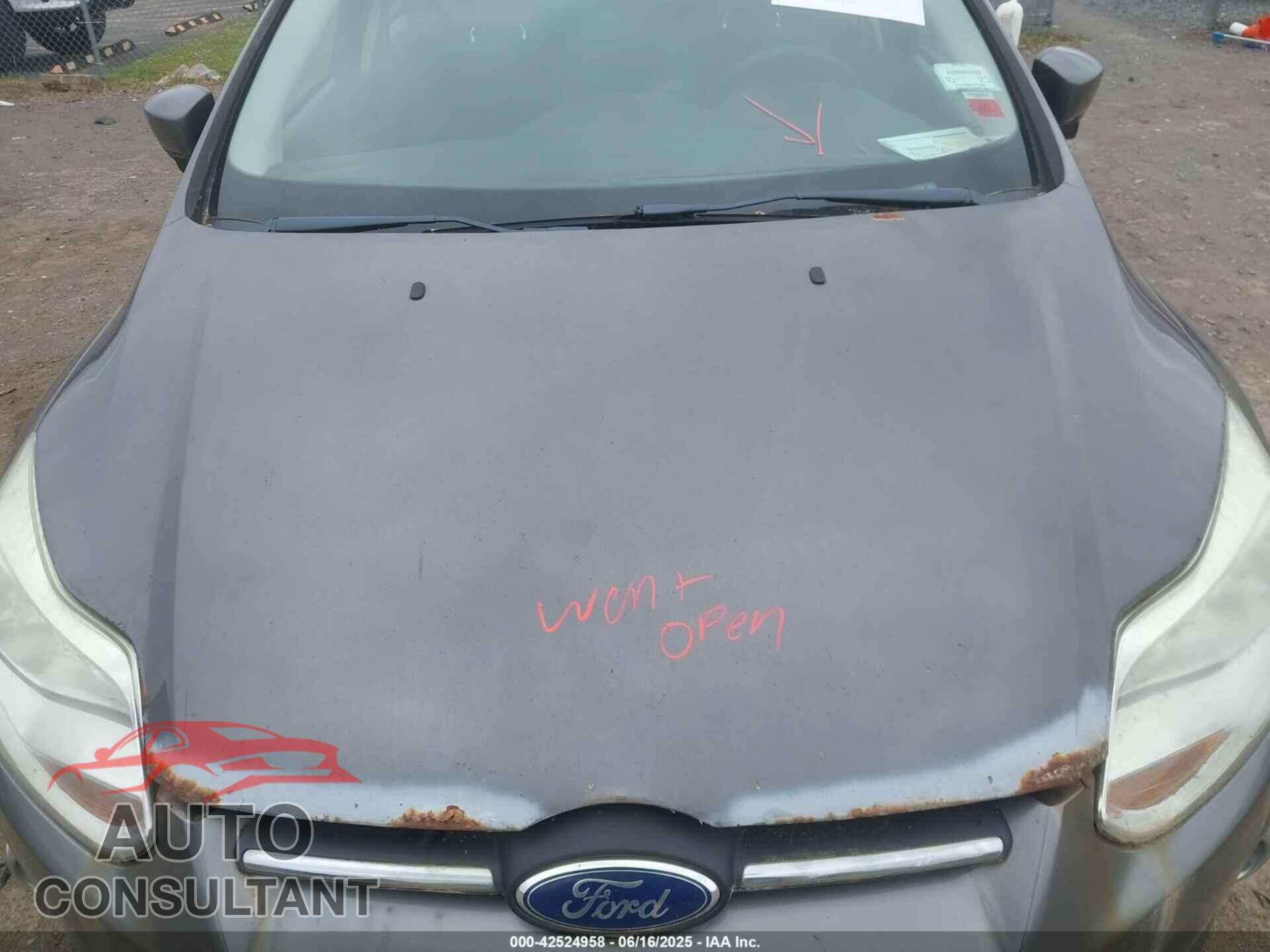 FORD FOCUS 2012 - 1FAHP3F23CL225790