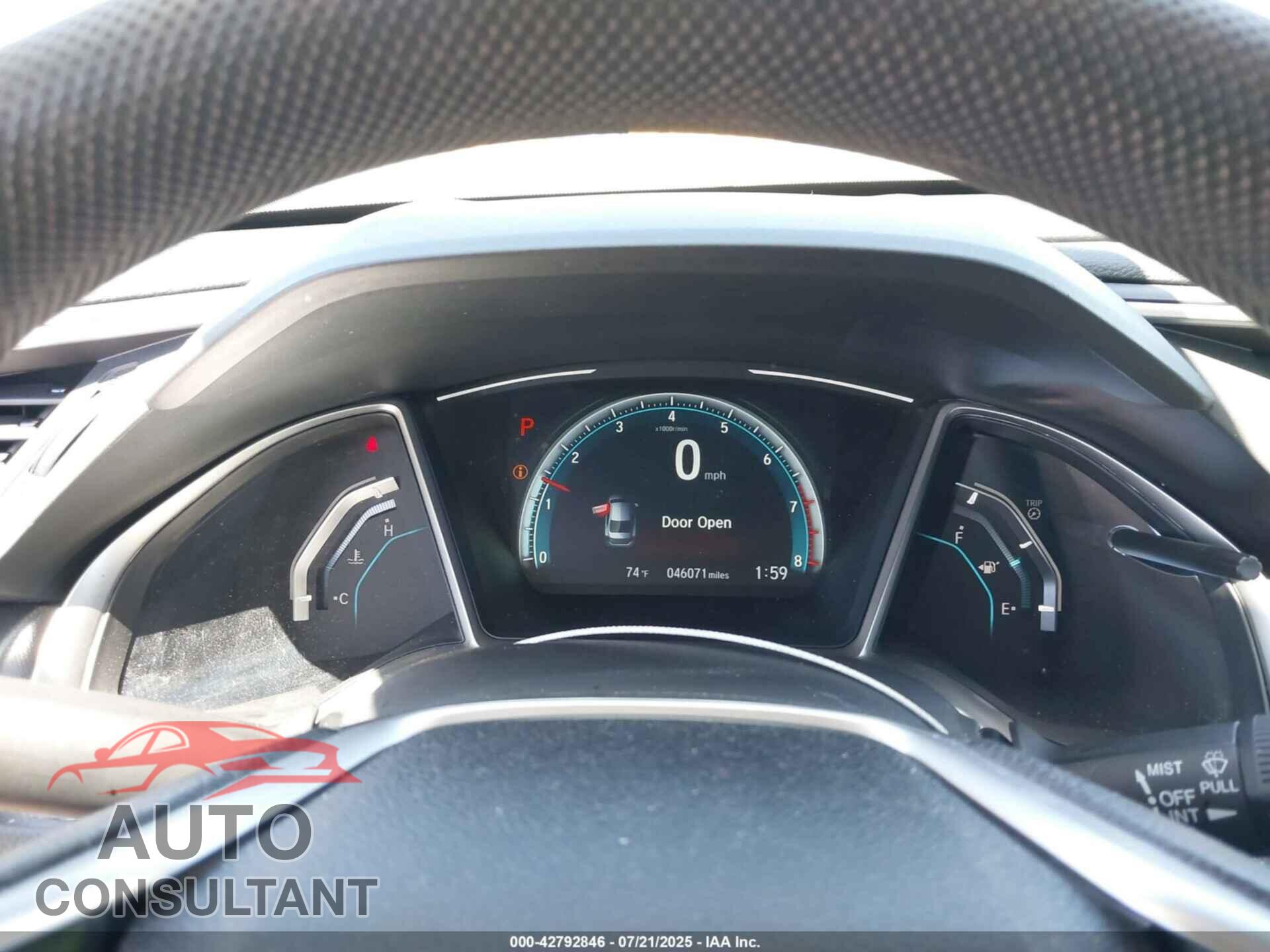HONDA CIVIC 2017 - 19XFC2F71HE230473