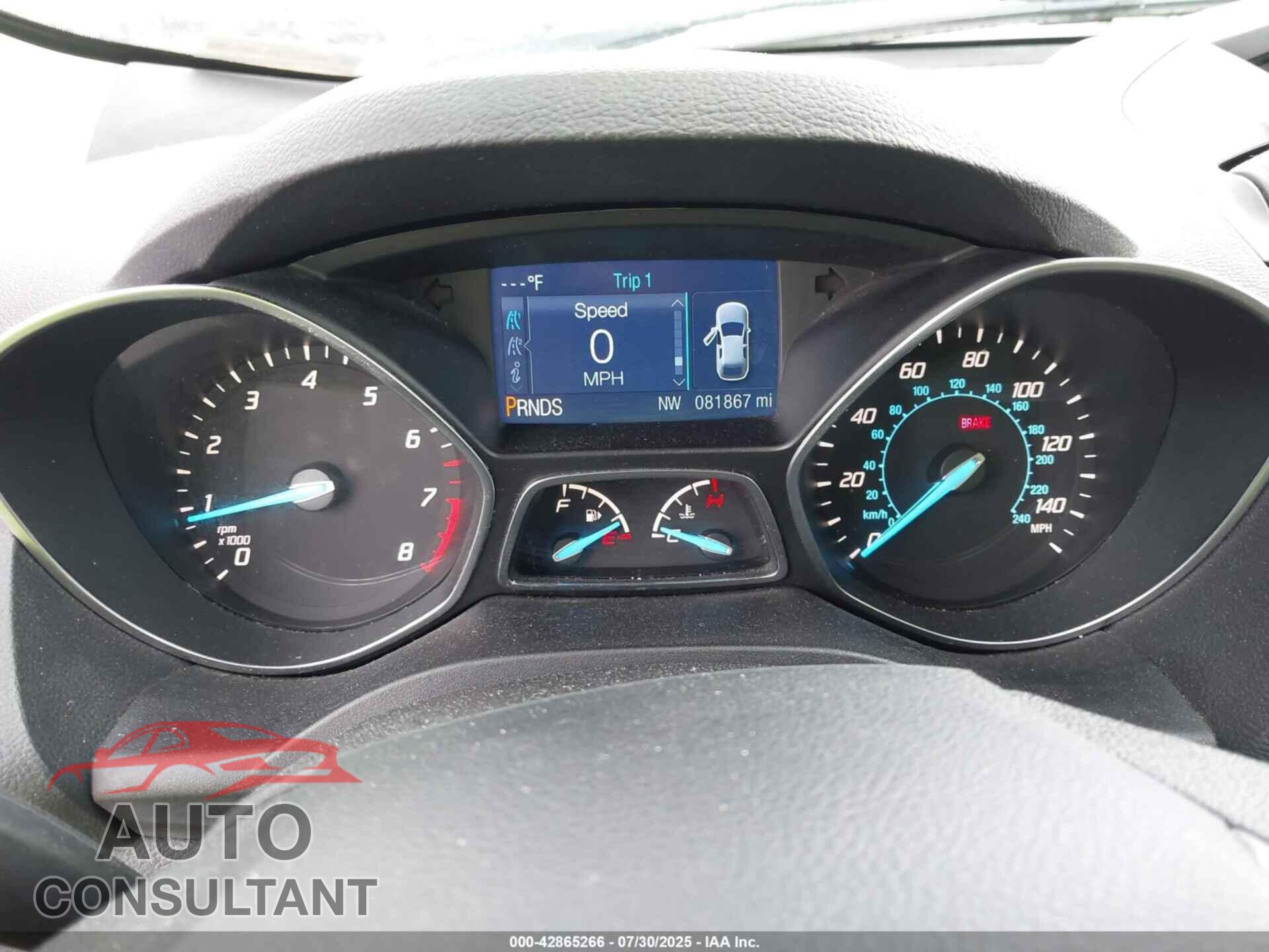 FORD ESCAPE 2015 - 1FMCU0F72FUC82936