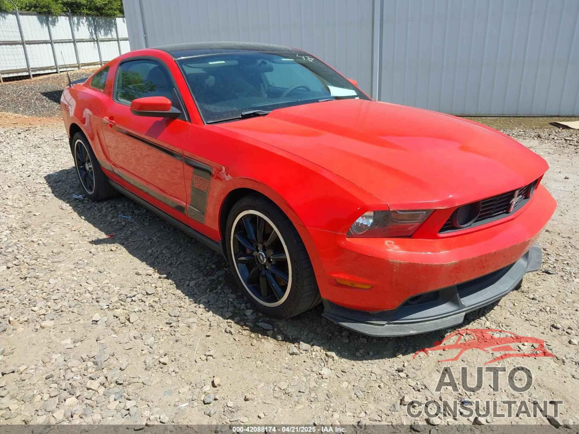 FORD MUSTANG 2012 - 1ZVBP8CU1C5202478