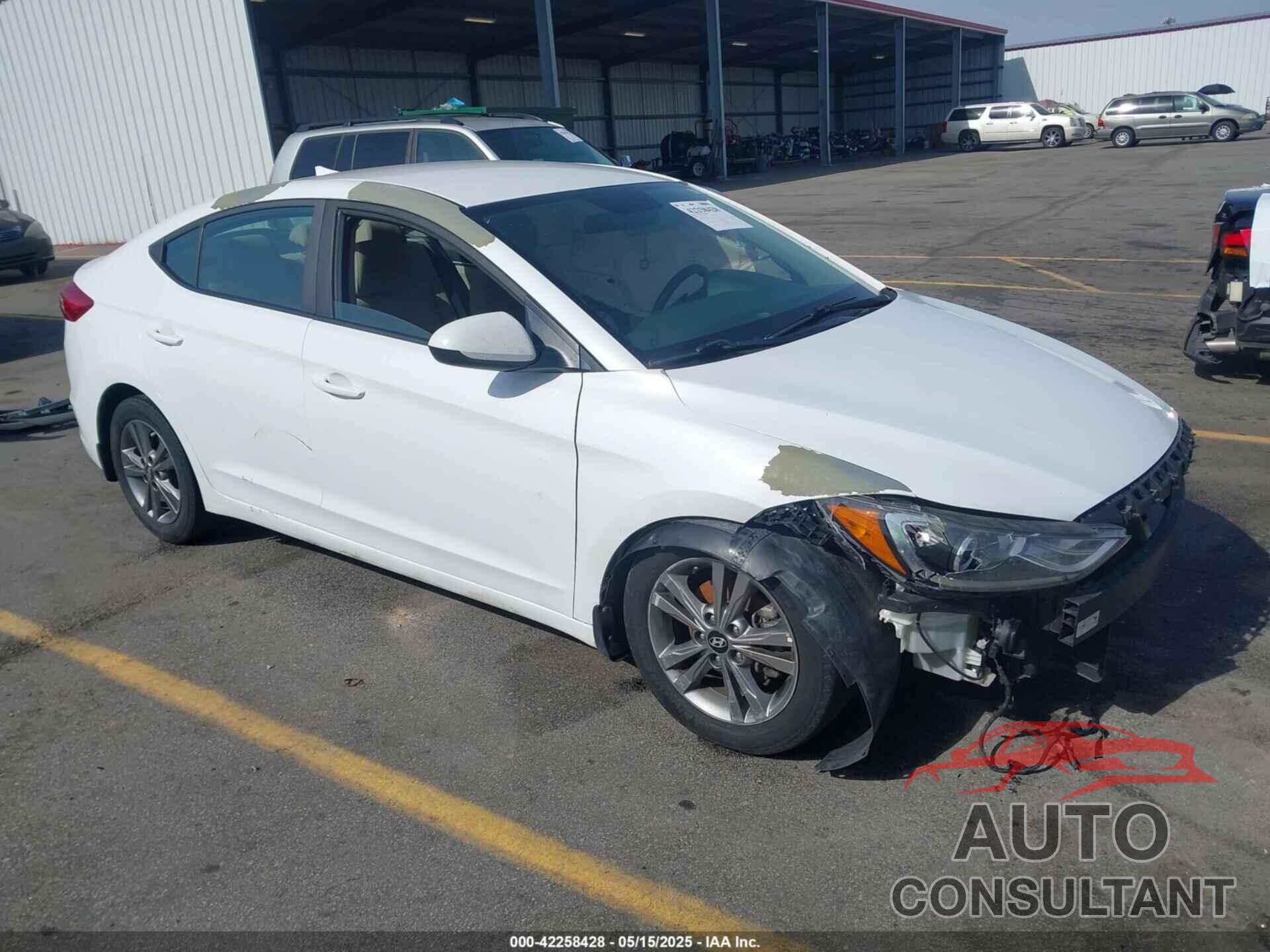 HYUNDAI ELANTRA 2018 - 5NPD84LF3JH291941