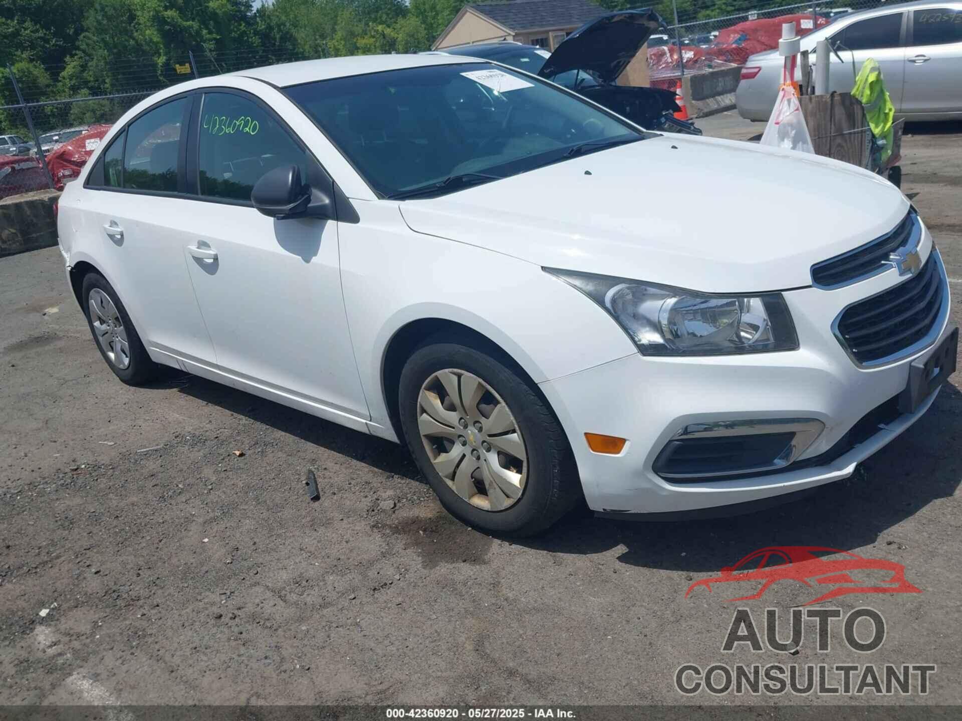 CHEVROLET CRUZE LIMITED 2016 - 1G1PC5SG1G7212574