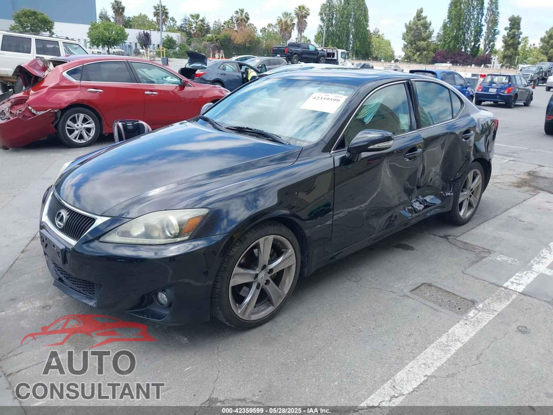 LEXUS IS 250 2012 - JTHBF5C25C5180826