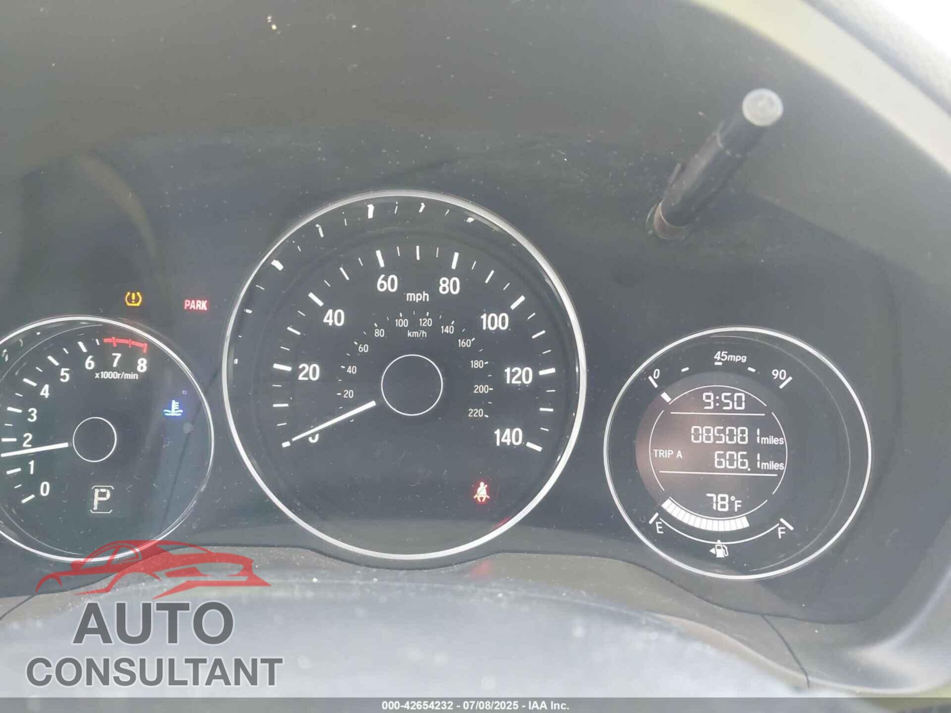 HONDA HR-V 2017 - 3CZRU5H7XHM719821