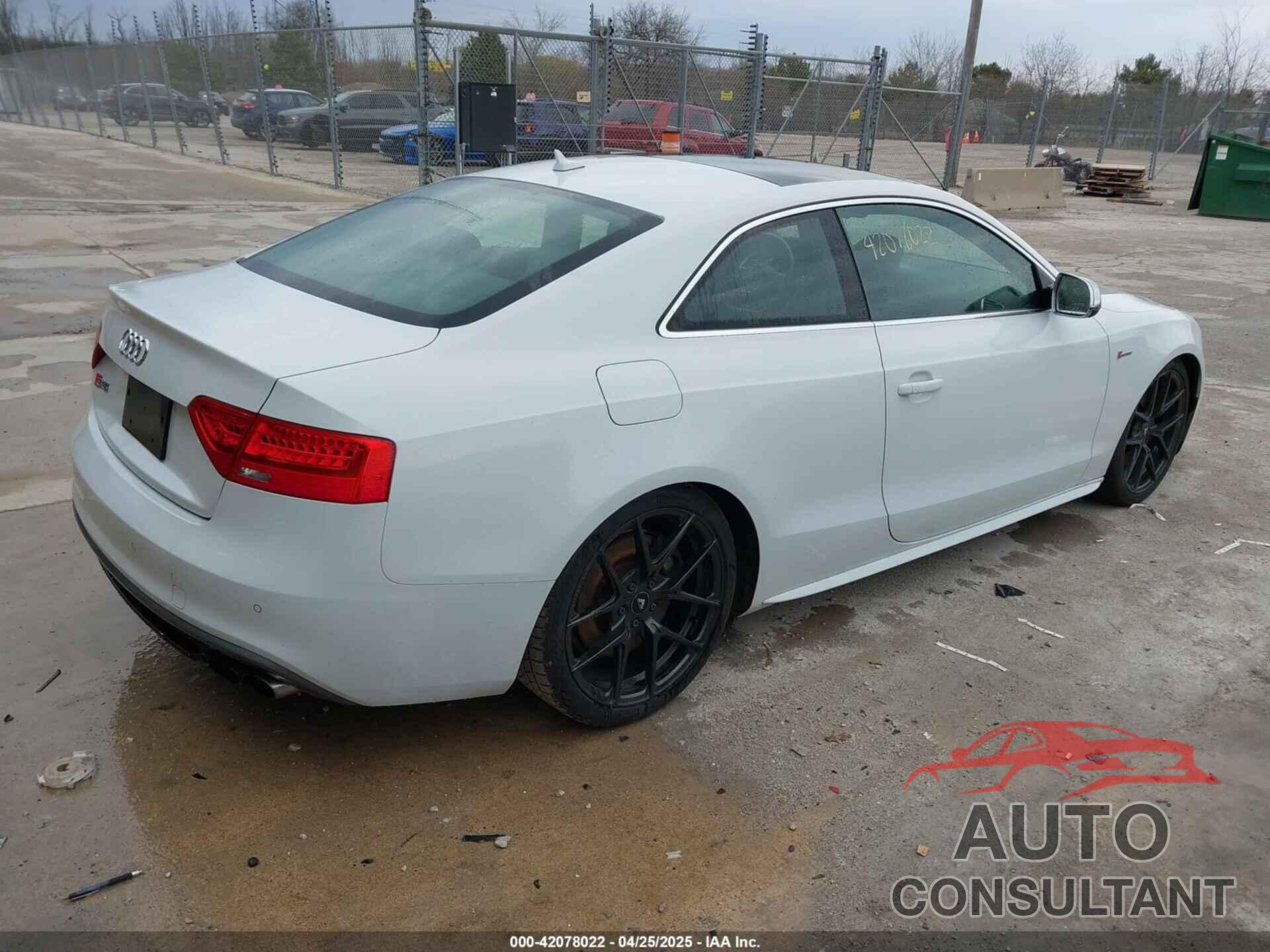 AUDI S5 2013 - WAUVGAFR0DA036314