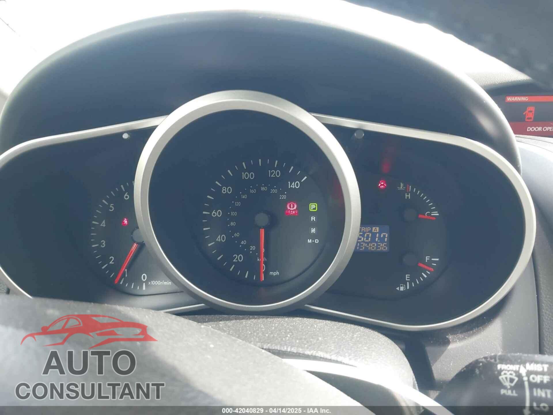 MAZDA CX-7 2011 - JM3ER2CM0B0402889