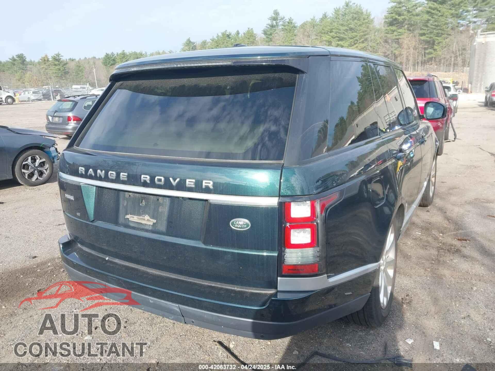 LAND ROVER RANGE ROVER 2015 - SALGS2VF6FA233443