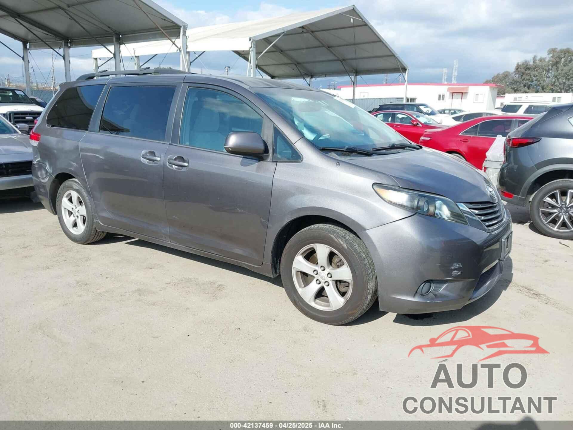 TOYOTA SIENNA 2012 - 5TDKK3DC4CS239996