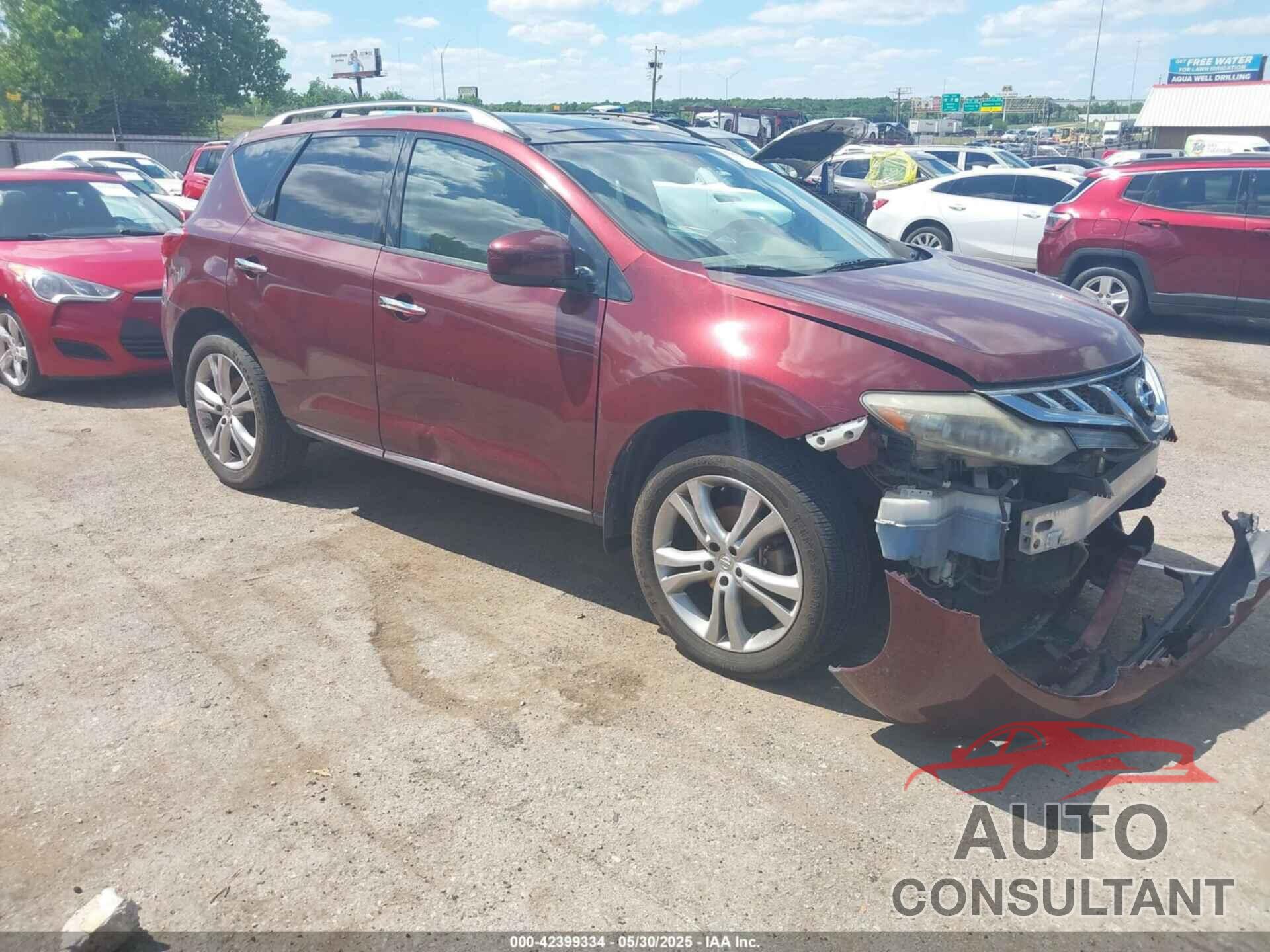 NISSAN MURANO 2011 - JN8AZ1MW4BW178559