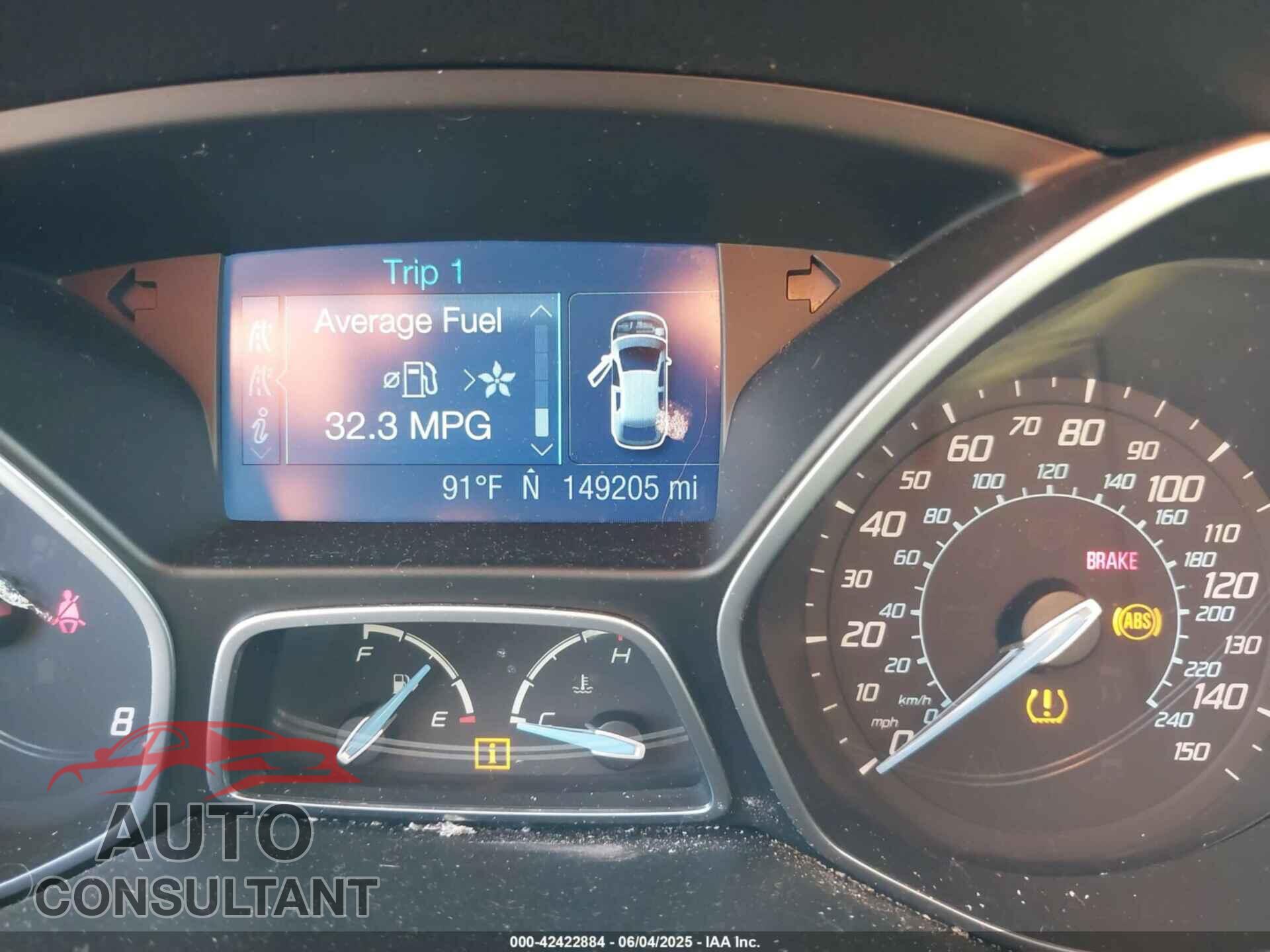 FORD FOCUS 2012 - 1FAHP3F29CL419613