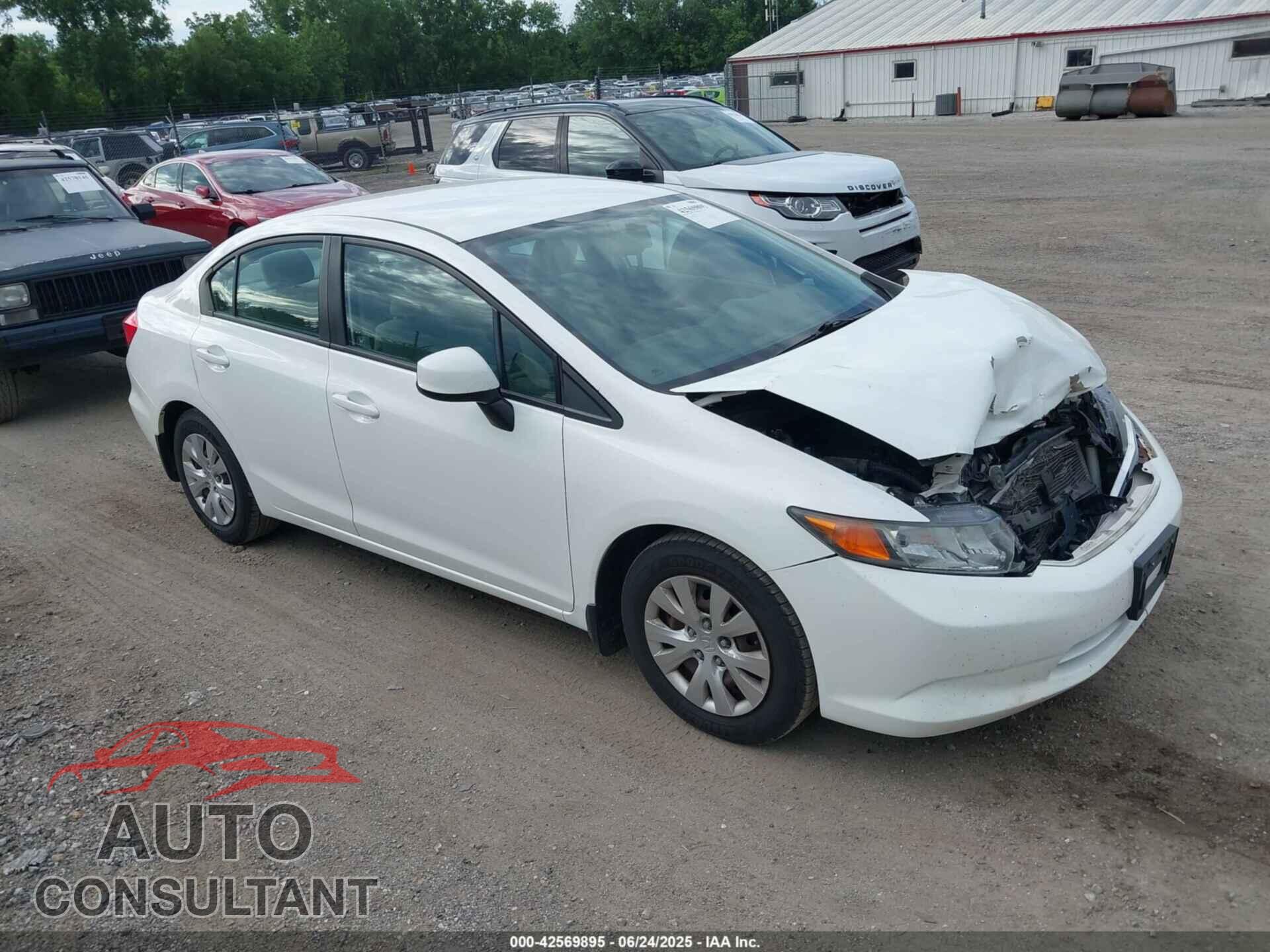 HONDA CIVIC 2012 - 19XFB2F53CE073958