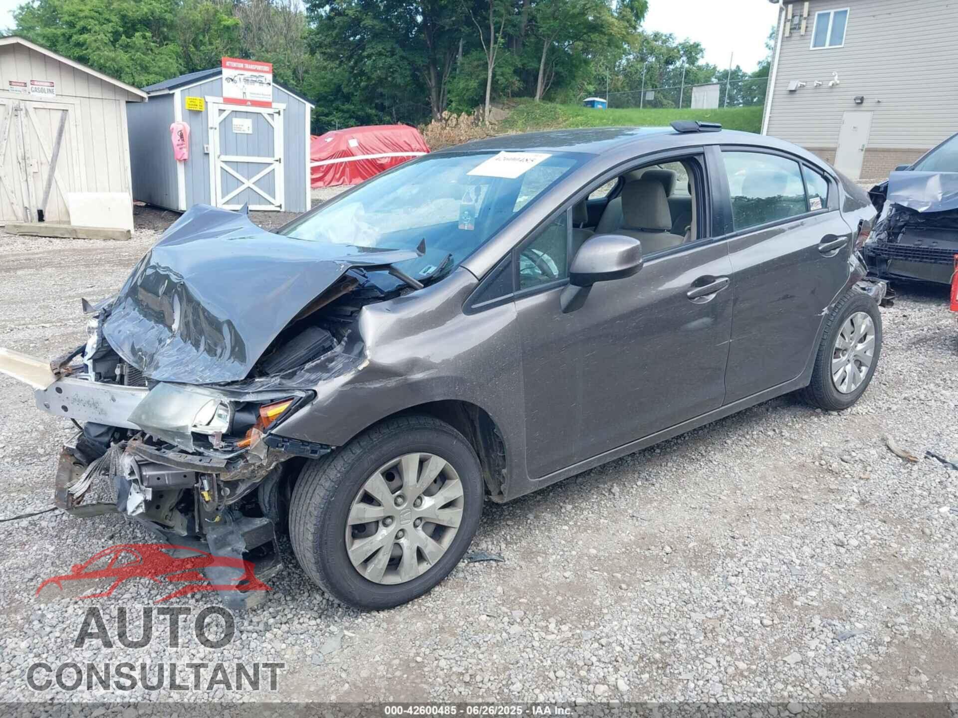 HONDA CIVIC 2012 - 19XFB2F53CE322579