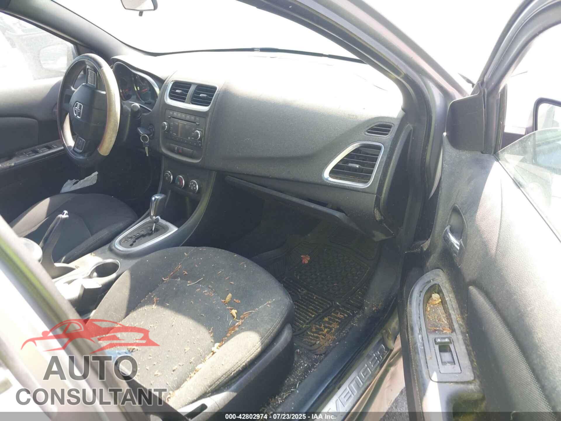 DODGE AVENGER 2013 - 1C3CDZAB1DN658042