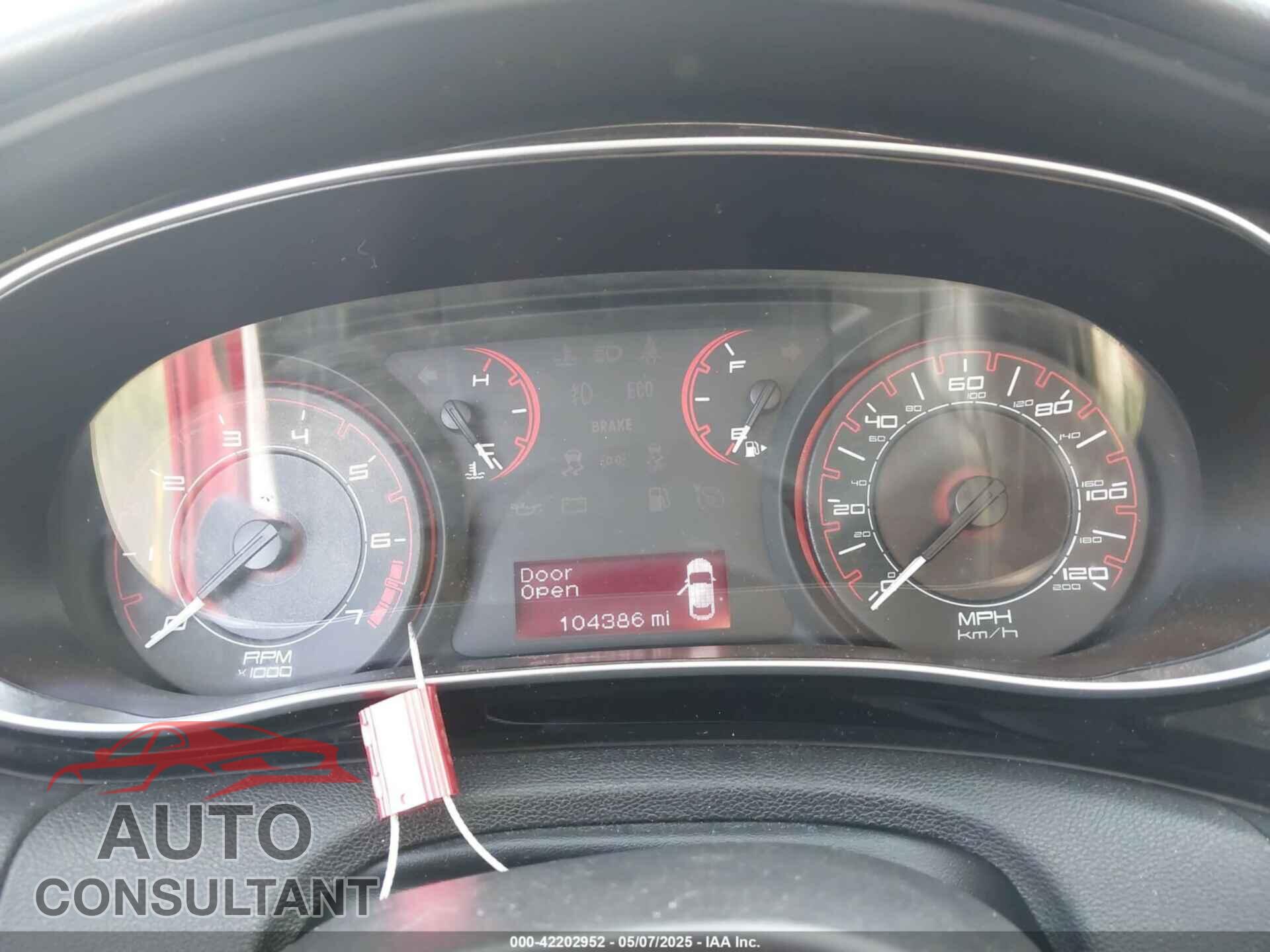 DODGE DART 2013 - 1C3CDFBA4DD289364