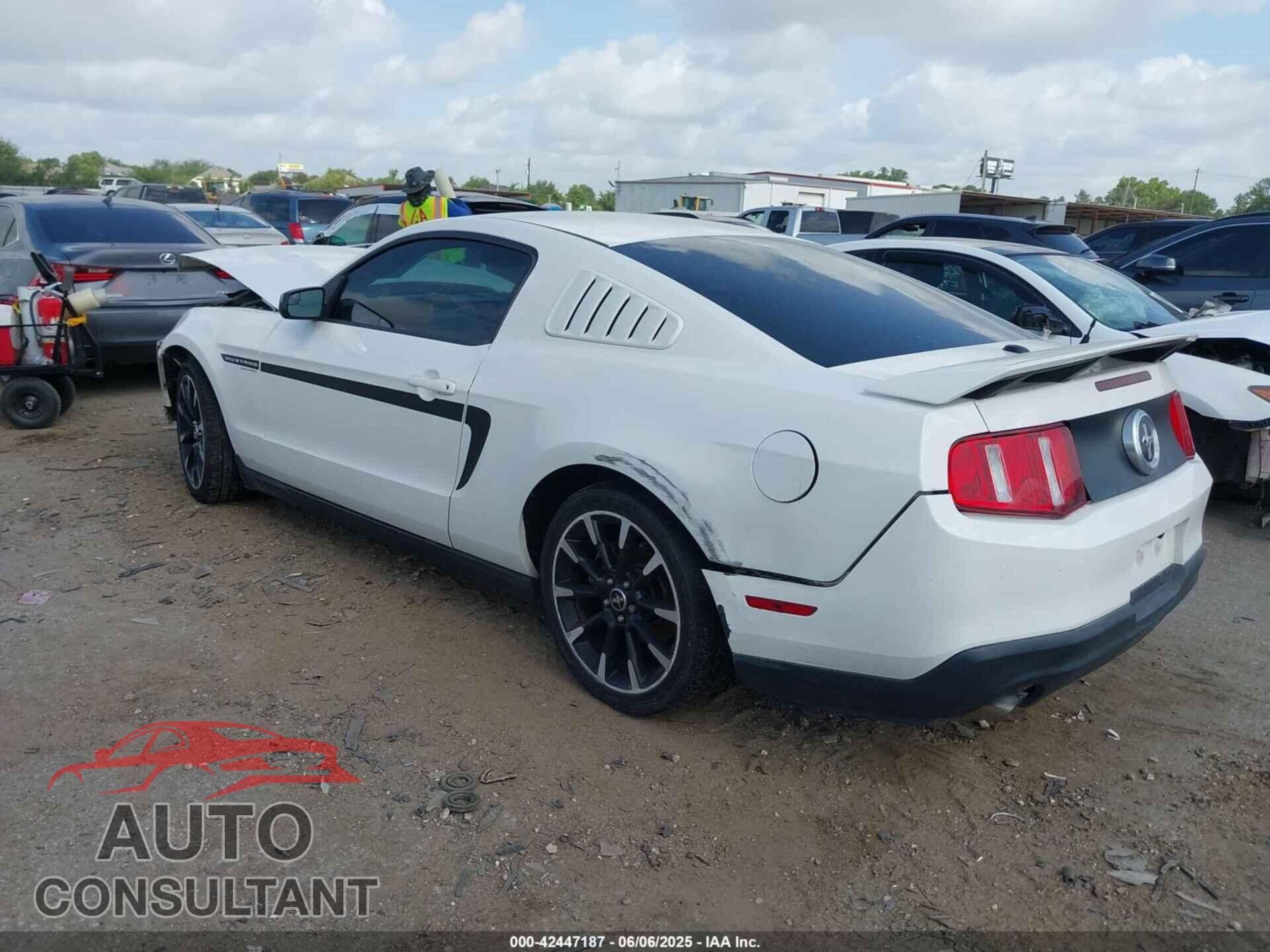 FORD MUSTANG 2012 - 1ZVBP8AM2C5263373