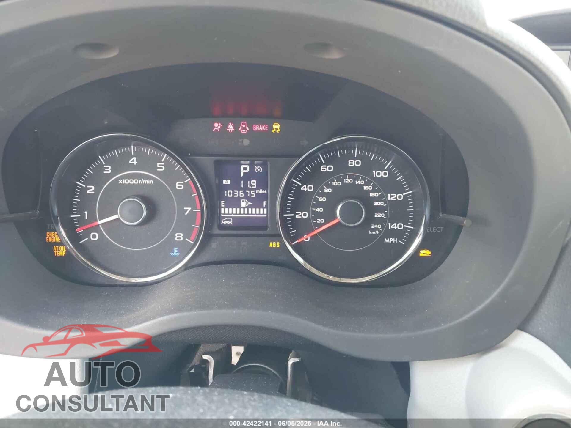 SUBARU FORESTER 2016 - JF2SJAVC8GH455044