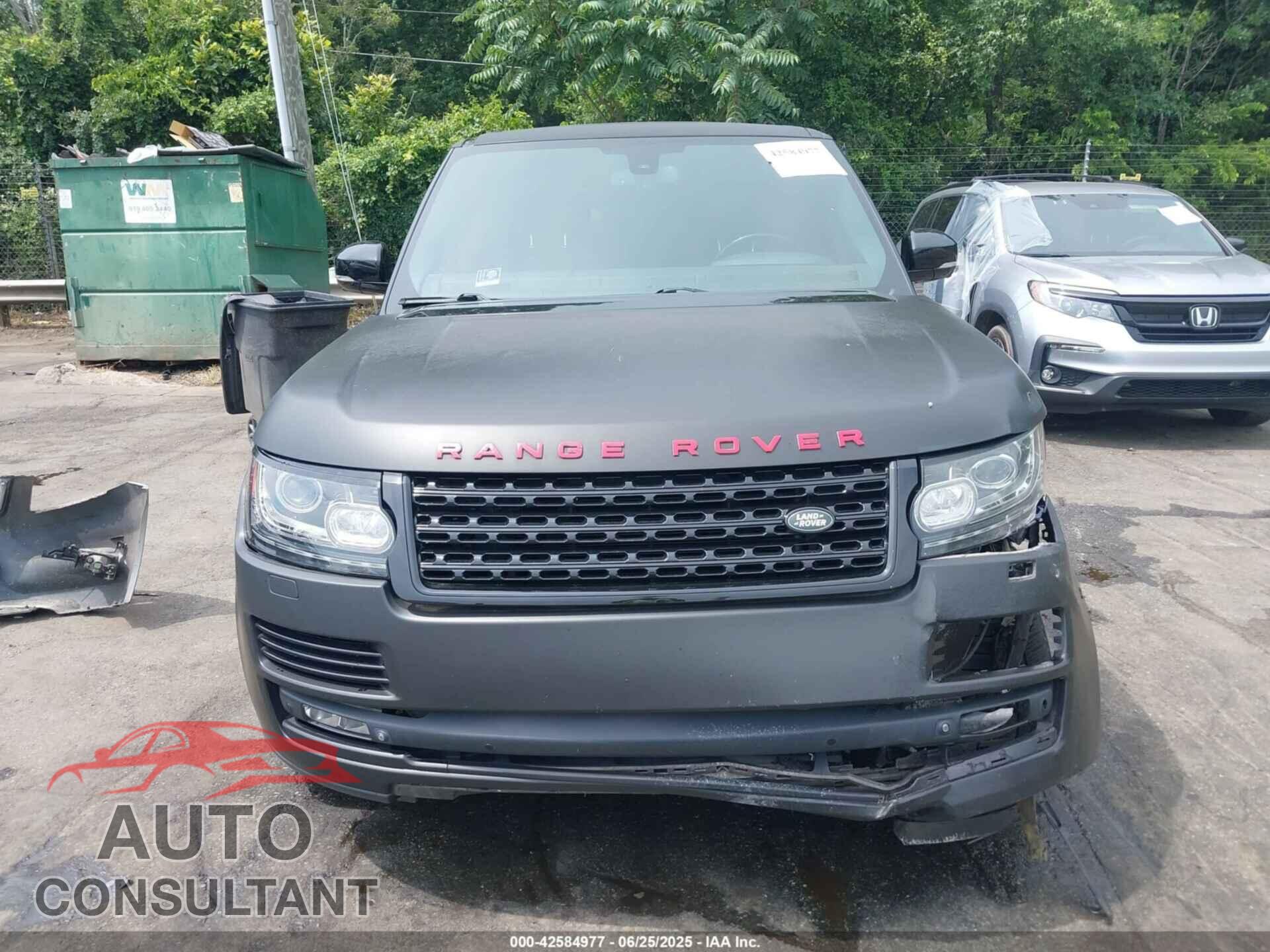 LAND ROVER RANGE ROVER 2013 - SALGS2EFXDA114596