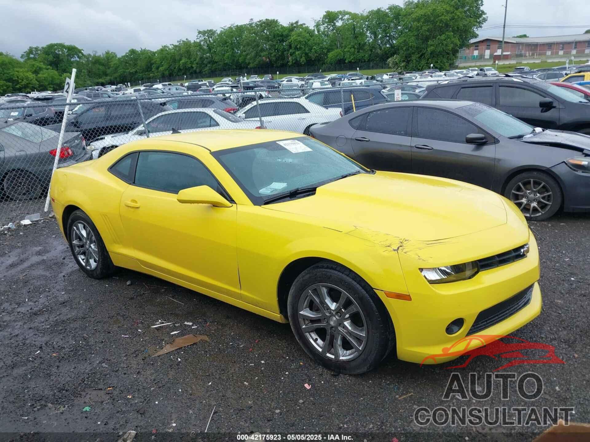CHEVROLET CAMARO 2015 - 2G1FD1E33F9152563