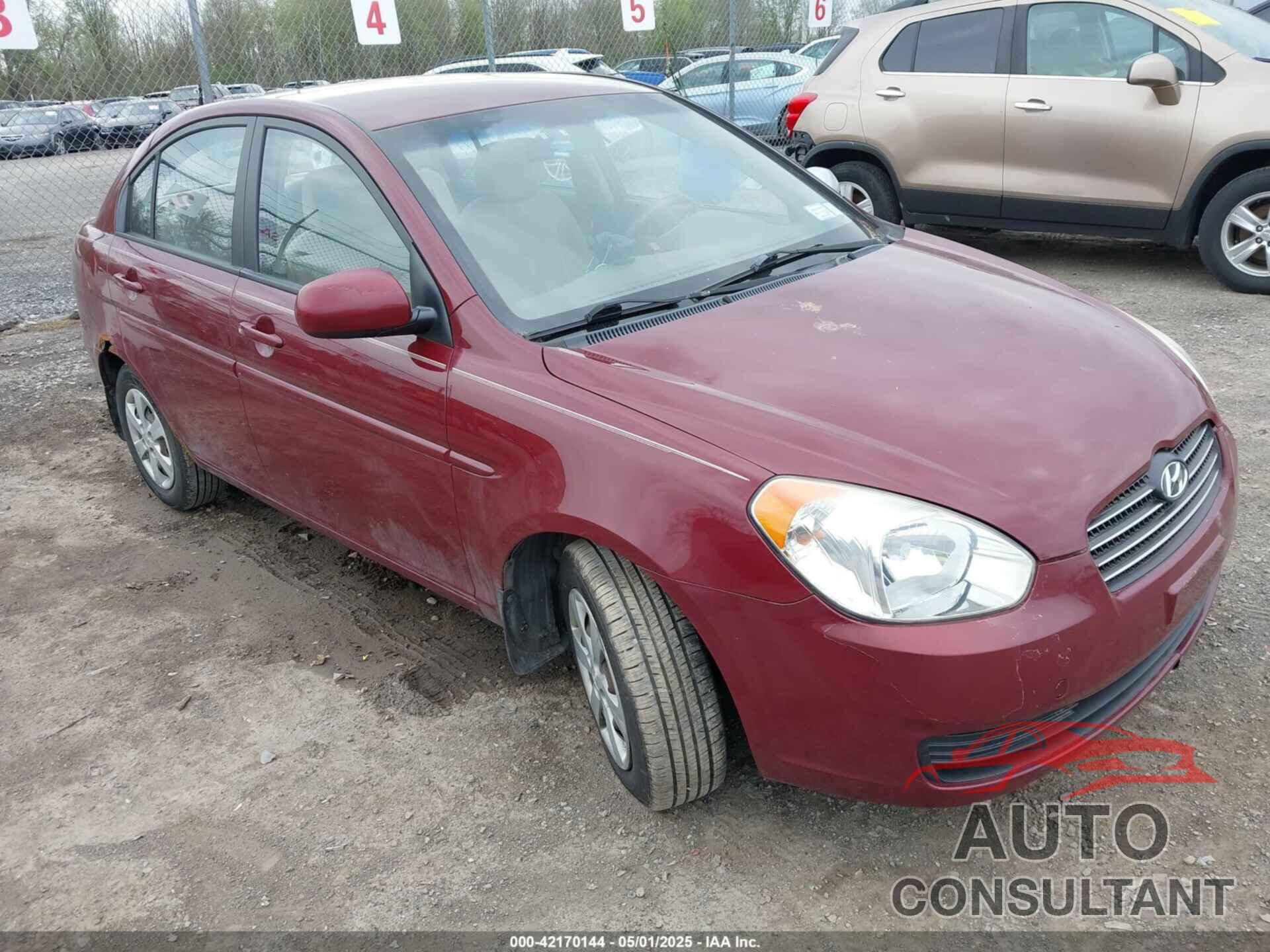 HYUNDAI ACCENT 2010 - KMHCN4AC8AU489025
