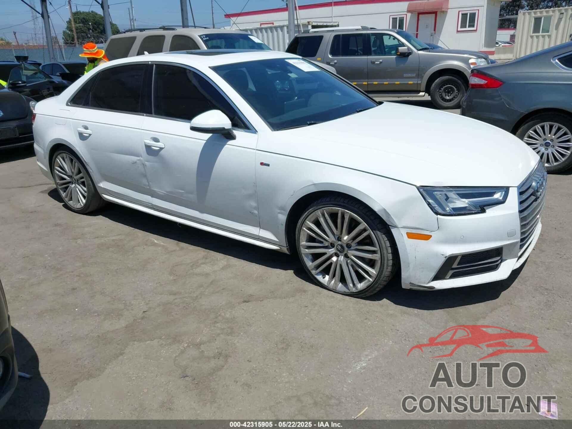 AUDI A4 2017 - WAULNAF47HN023818