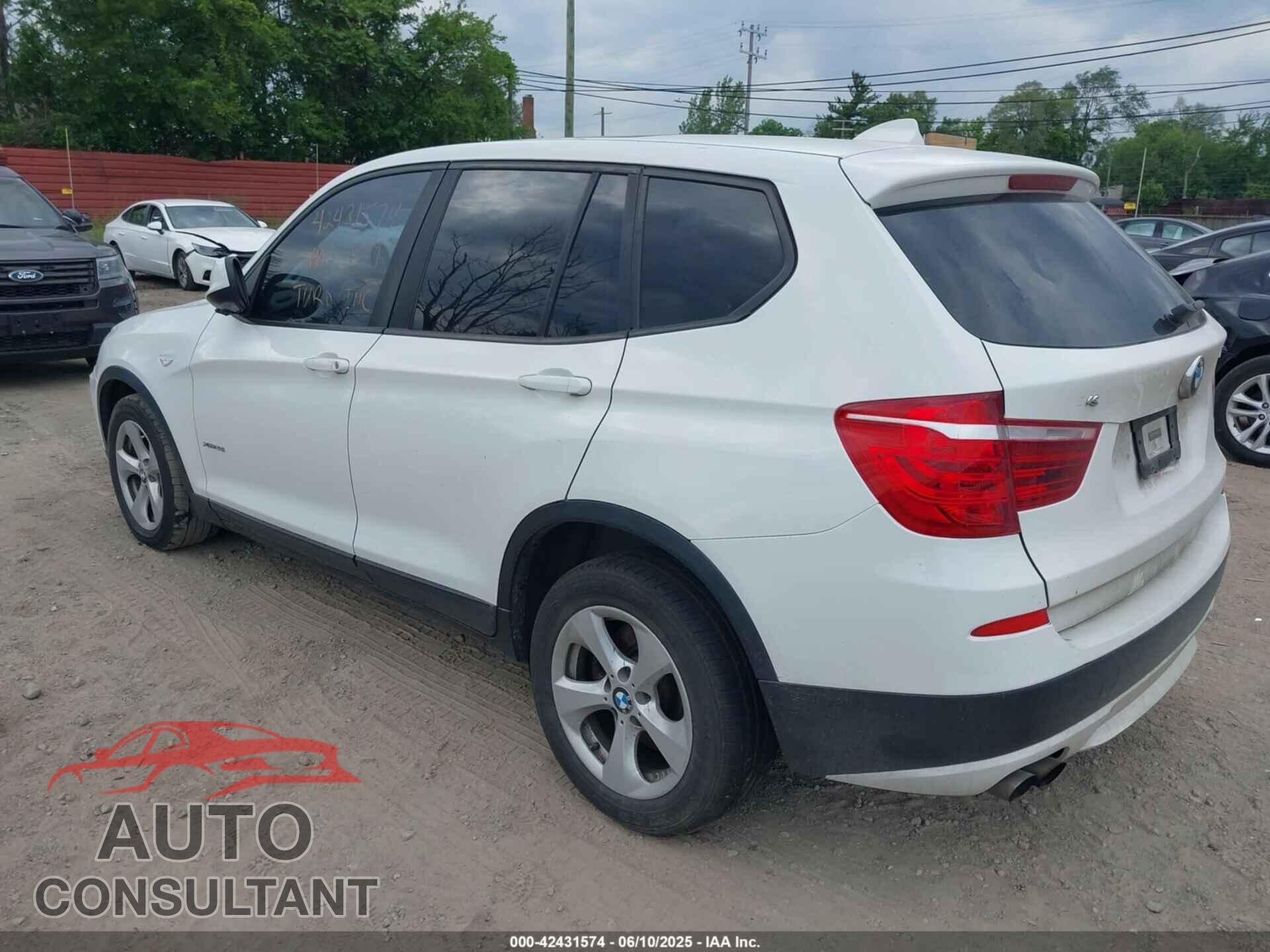 BMW X3 2012 - 5UXWX5C54CL718873
