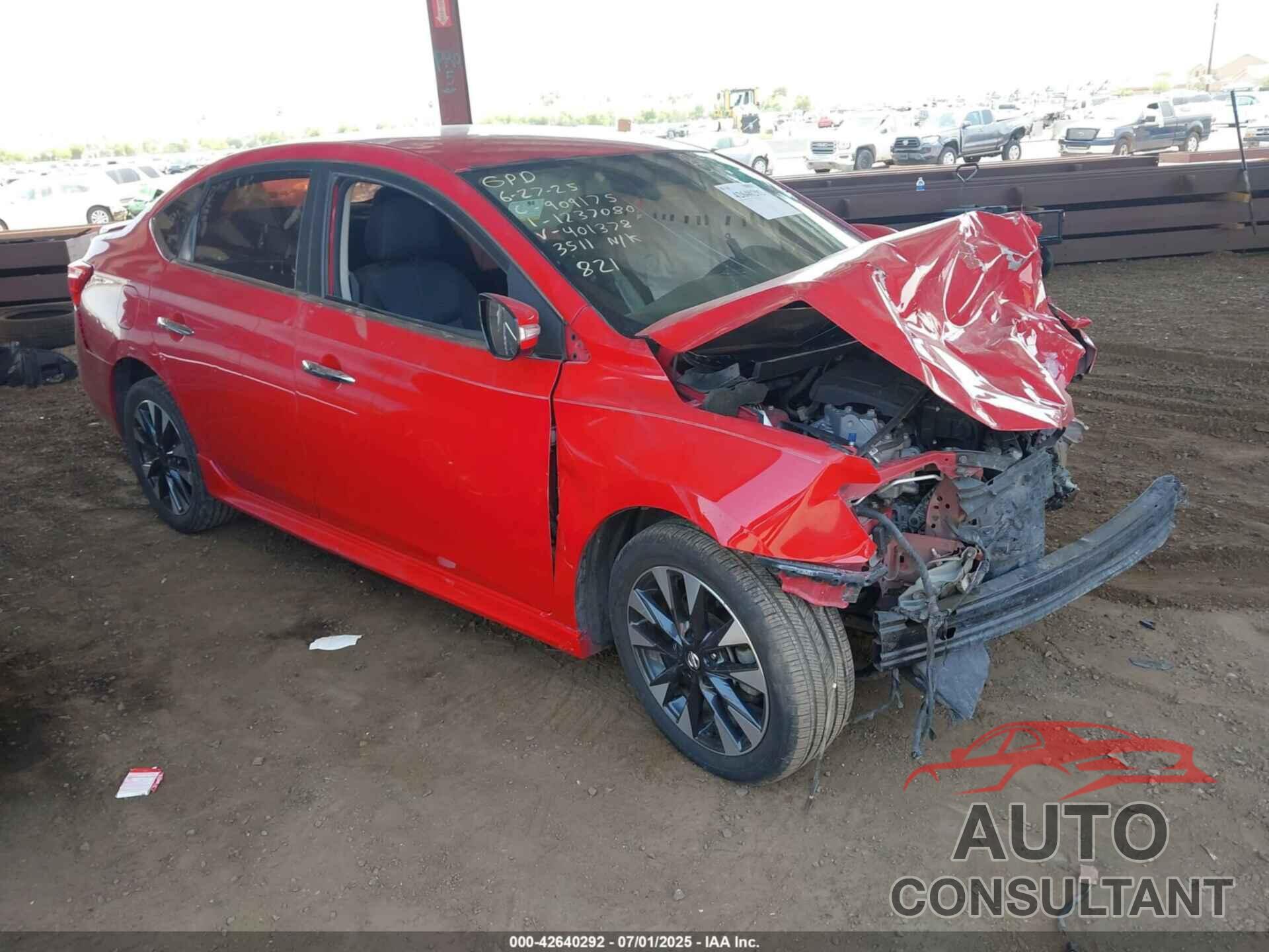 NISSAN SENTRA 2017 - 3N1AB7AP4HY401378