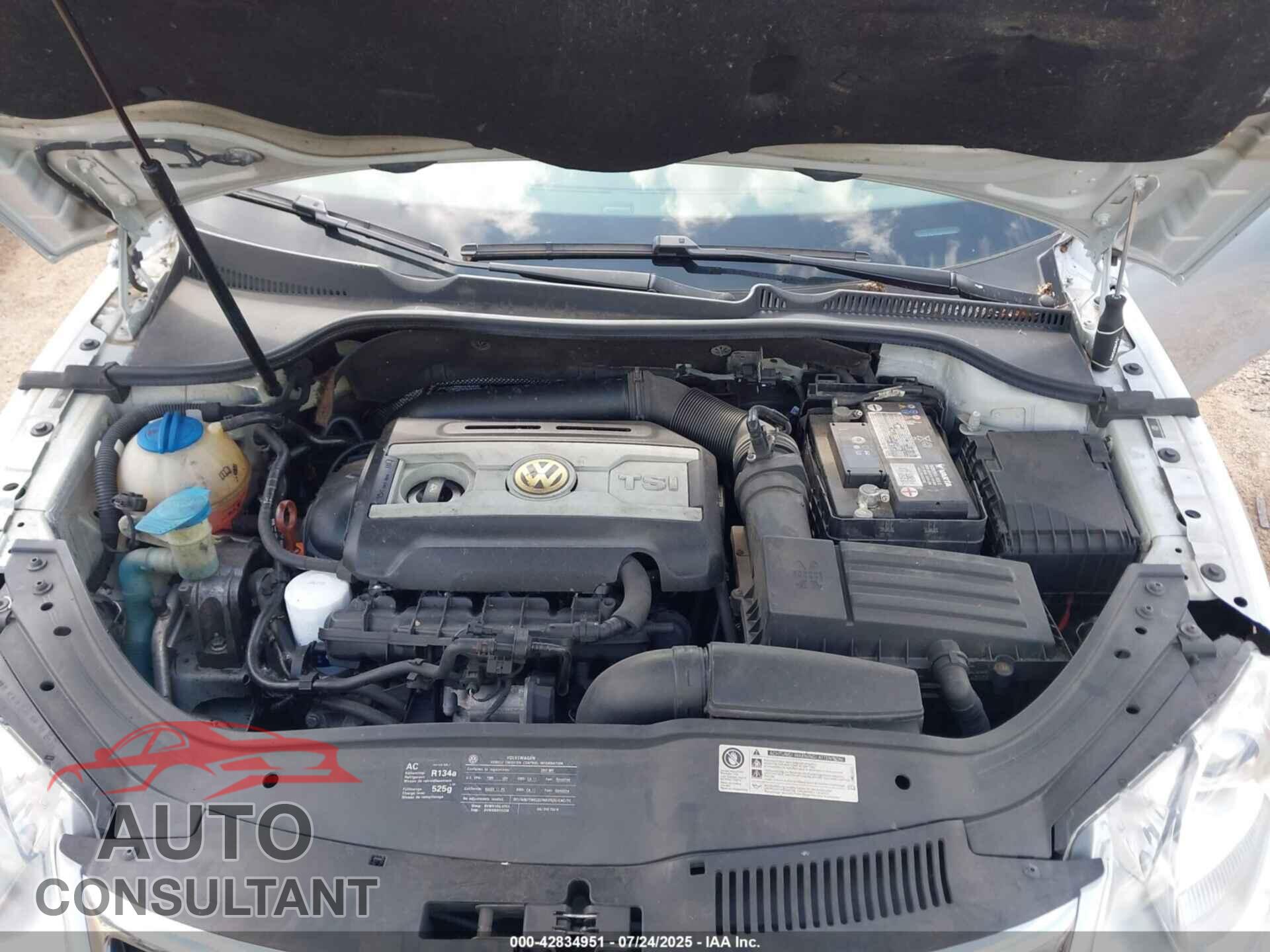 VOLKSWAGEN EOS 2011 - WVWBA7AH4BV000625