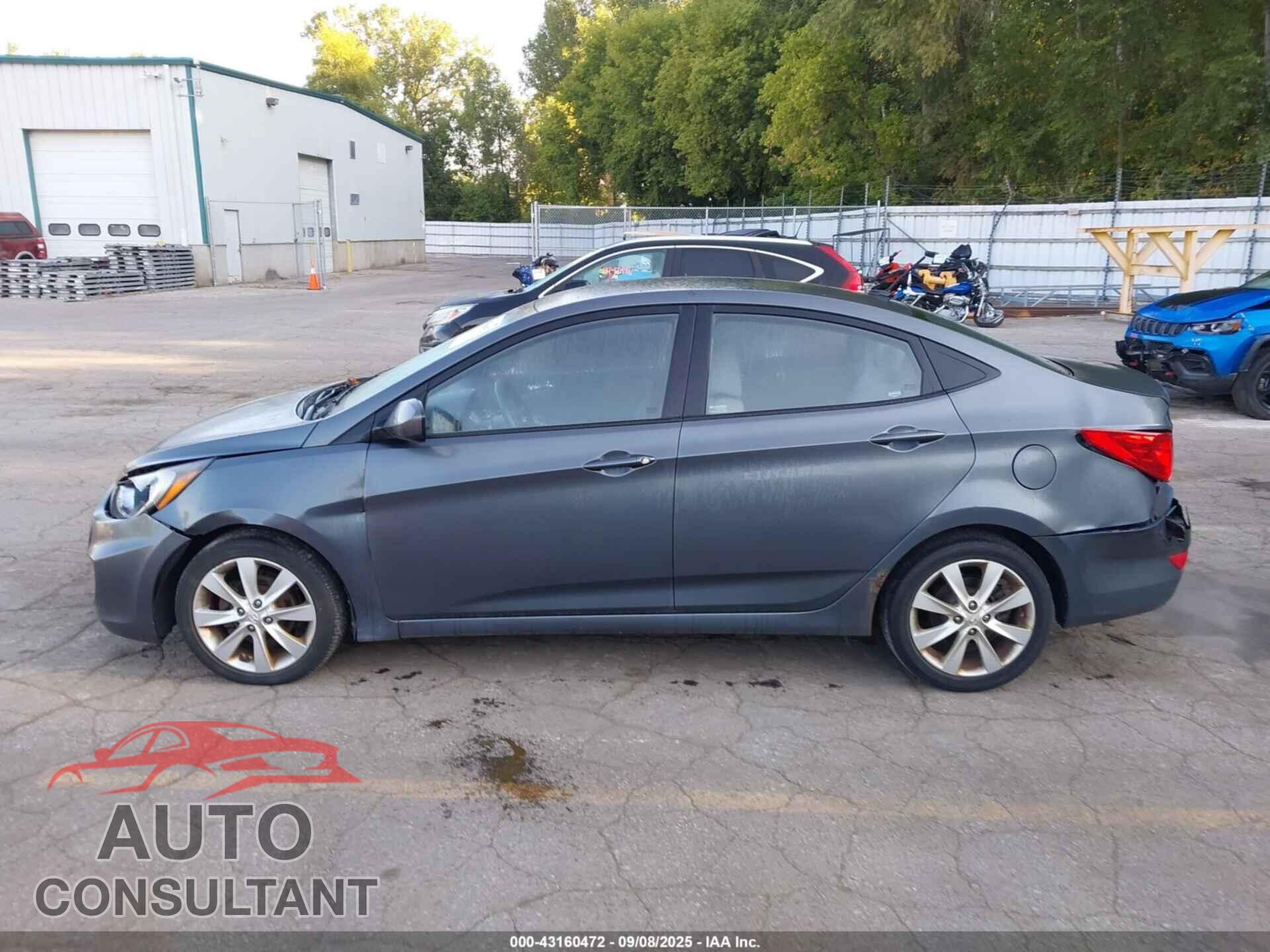 HYUNDAI ACCENT 2013 - KMHCU4AE6DU302793