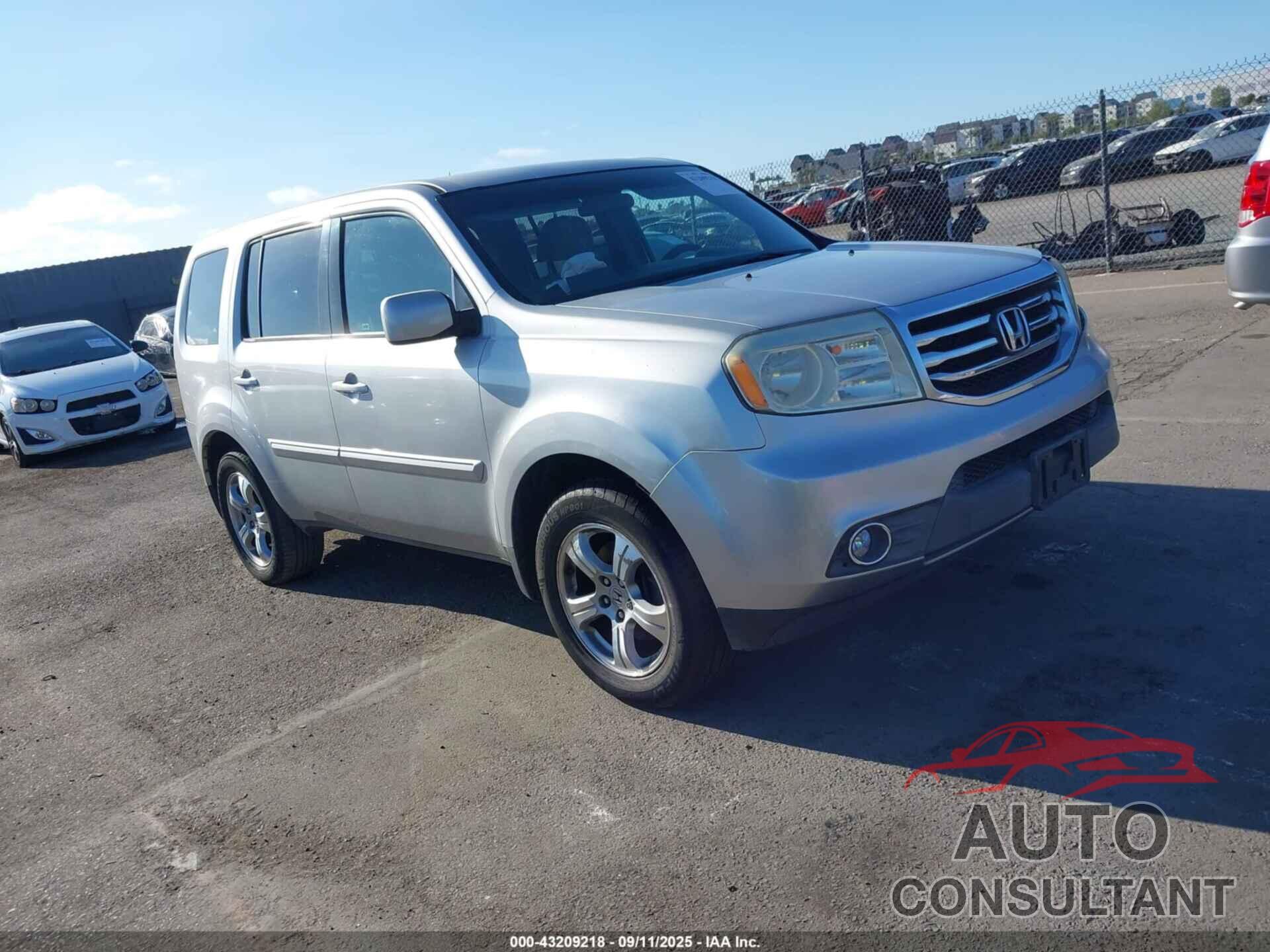 HONDA PILOT 2012 - 5FNYF3H41CB025053