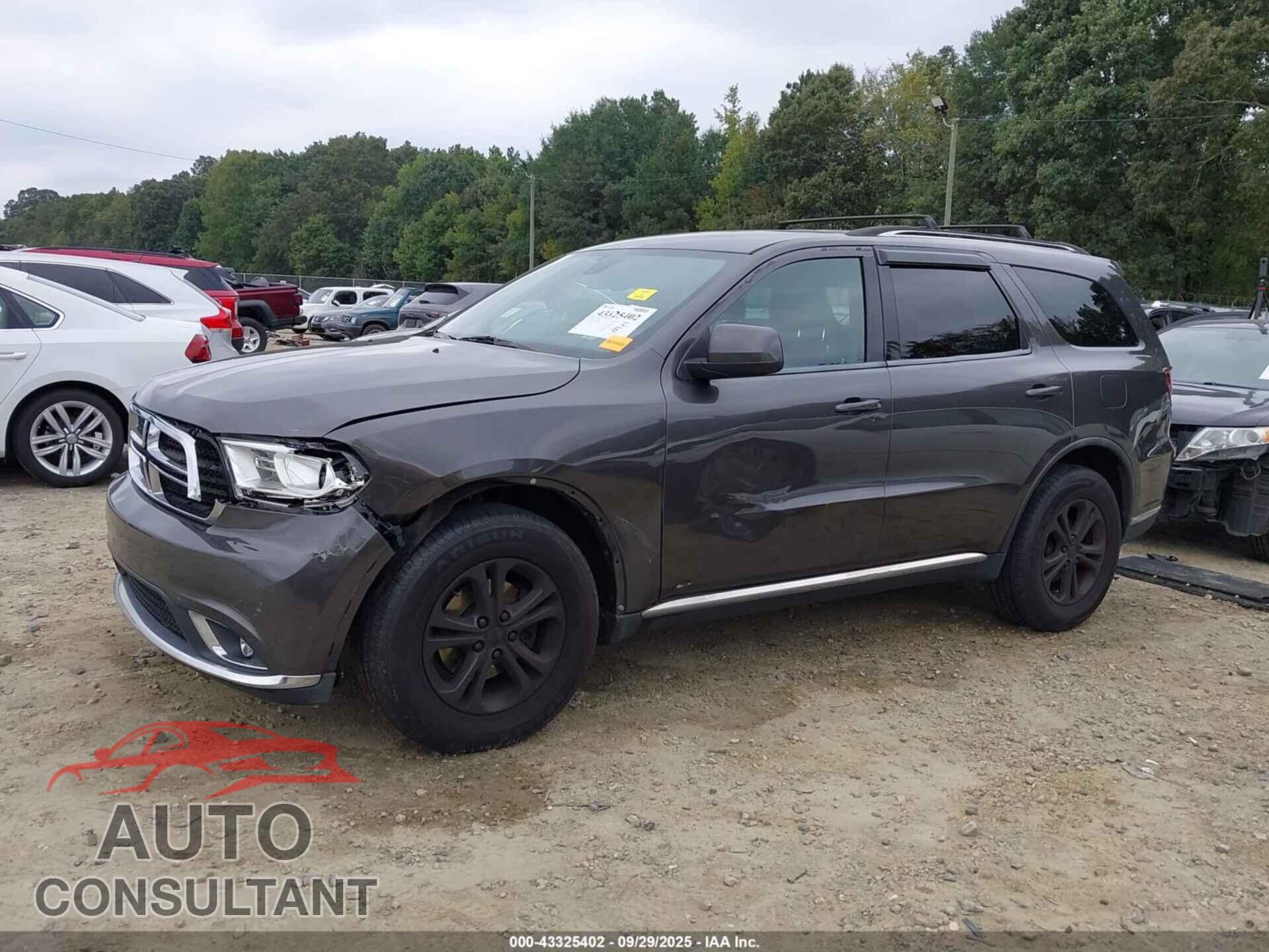 DODGE DURANGO 2017 - 1C4RDJAG4HC878912