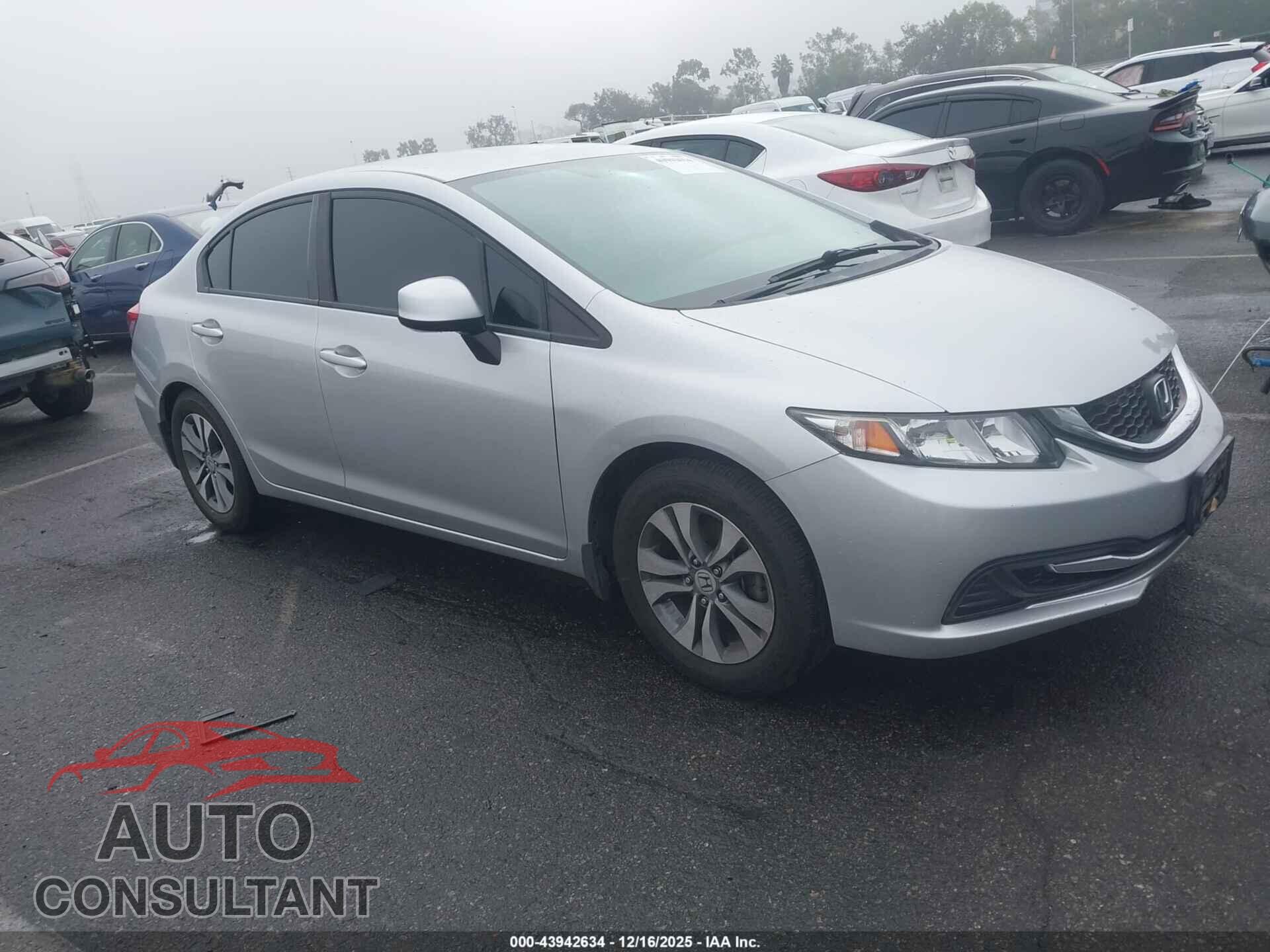 HONDA CIVIC 2013 - 19XFB2F51DE293682