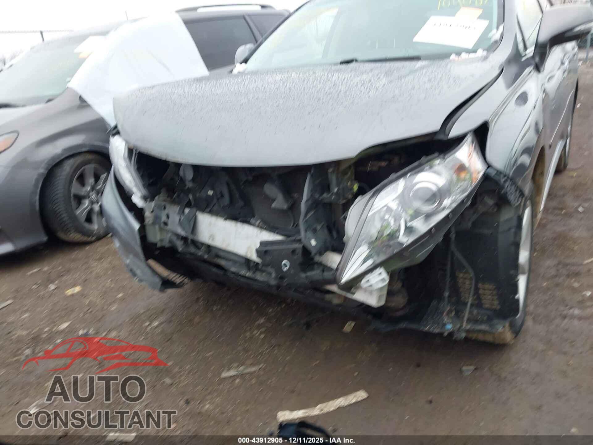 LEXUS RX 350 2012 - 2T2BK1BAXCC129593