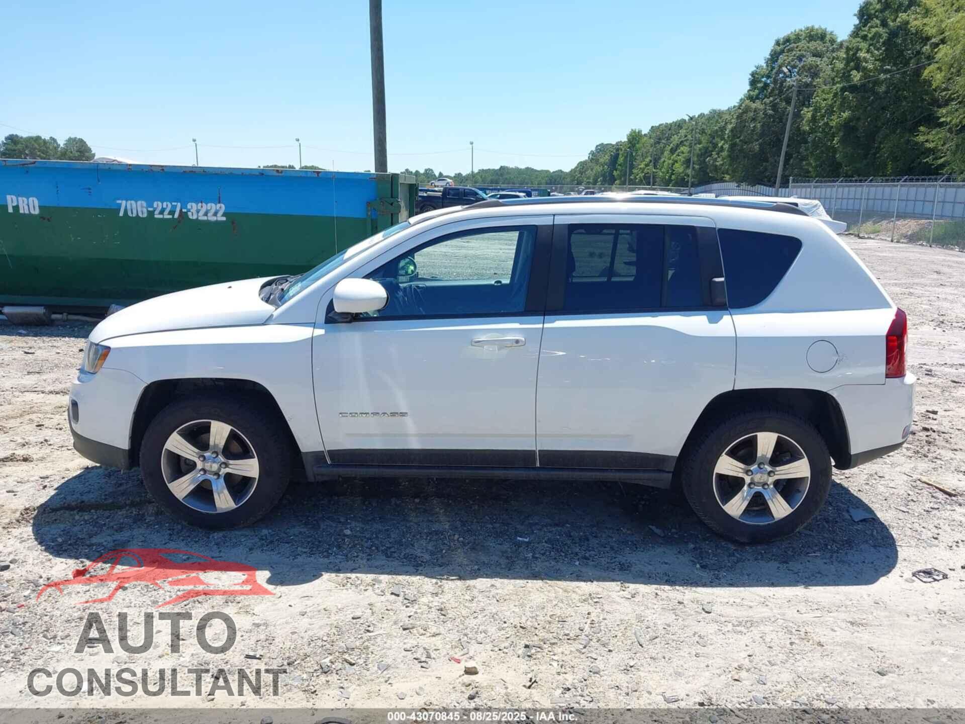 JEEP COMPASS 2017 - 1C4NJDEB5HD113418