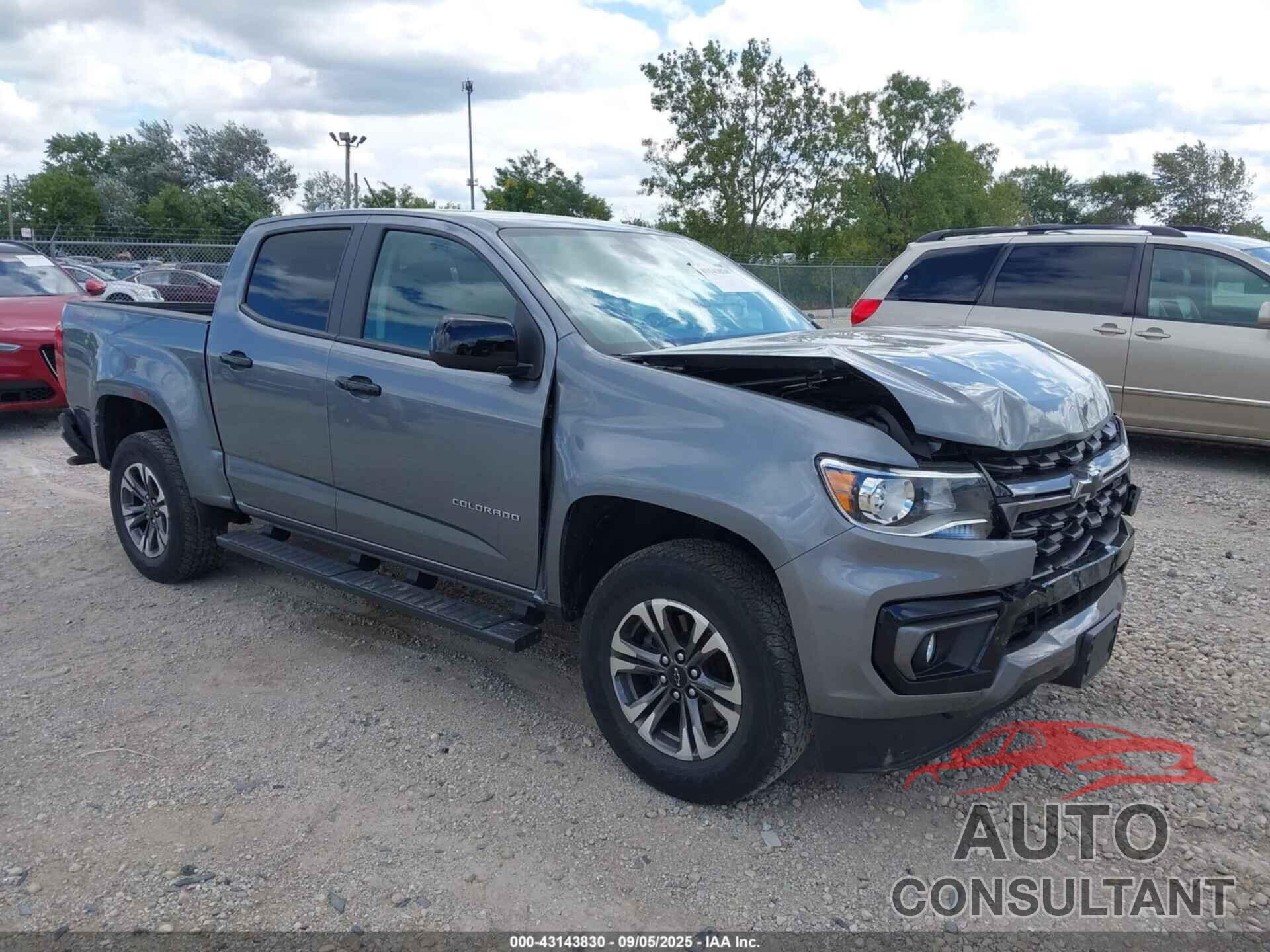 CHEVROLET COLORADO 2021 - 1GCGTDEN5M1218484