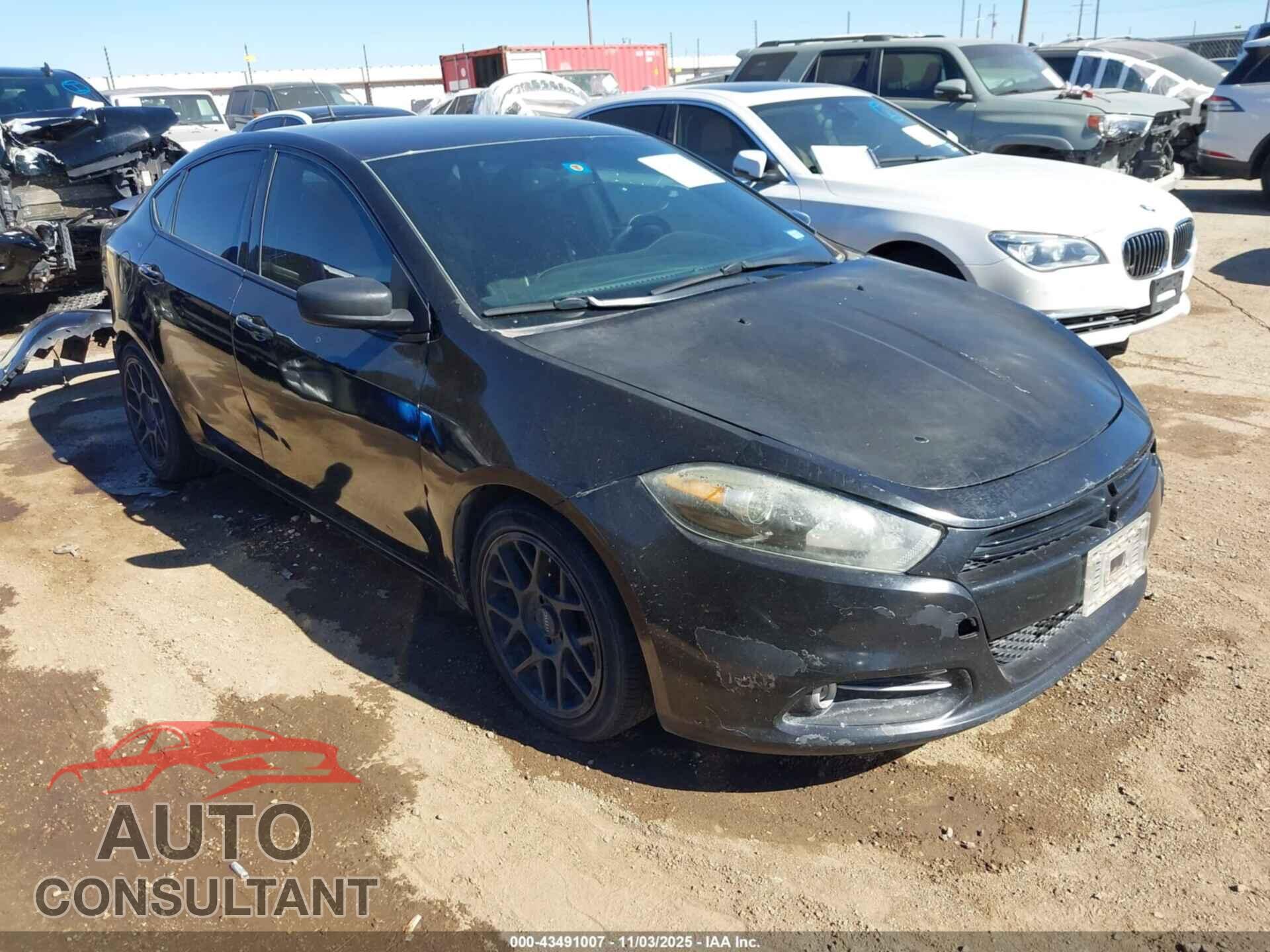 DODGE DART 2014 - 1C3CDFBB1ED672091