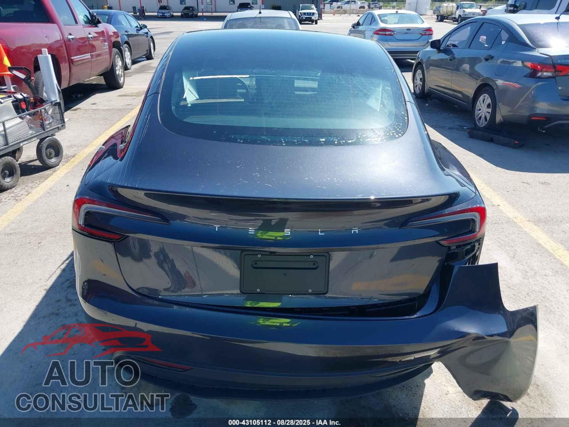 TESLA MODEL 3 2025 - 5YJ3E1EA0SF037334